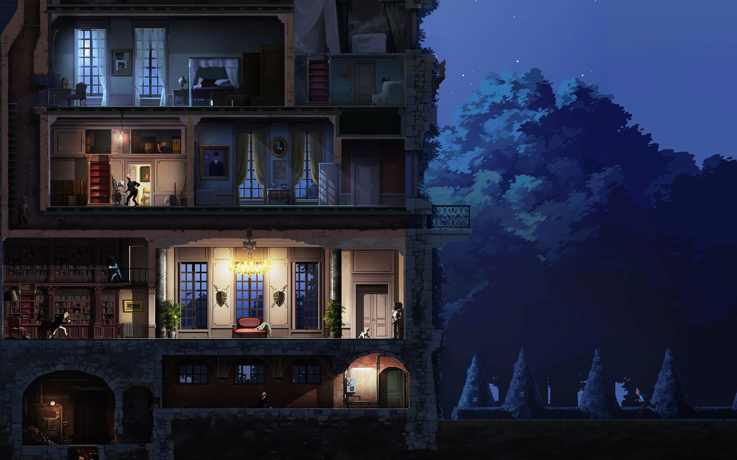 2K, adventures, tintin, HD Wallpaper