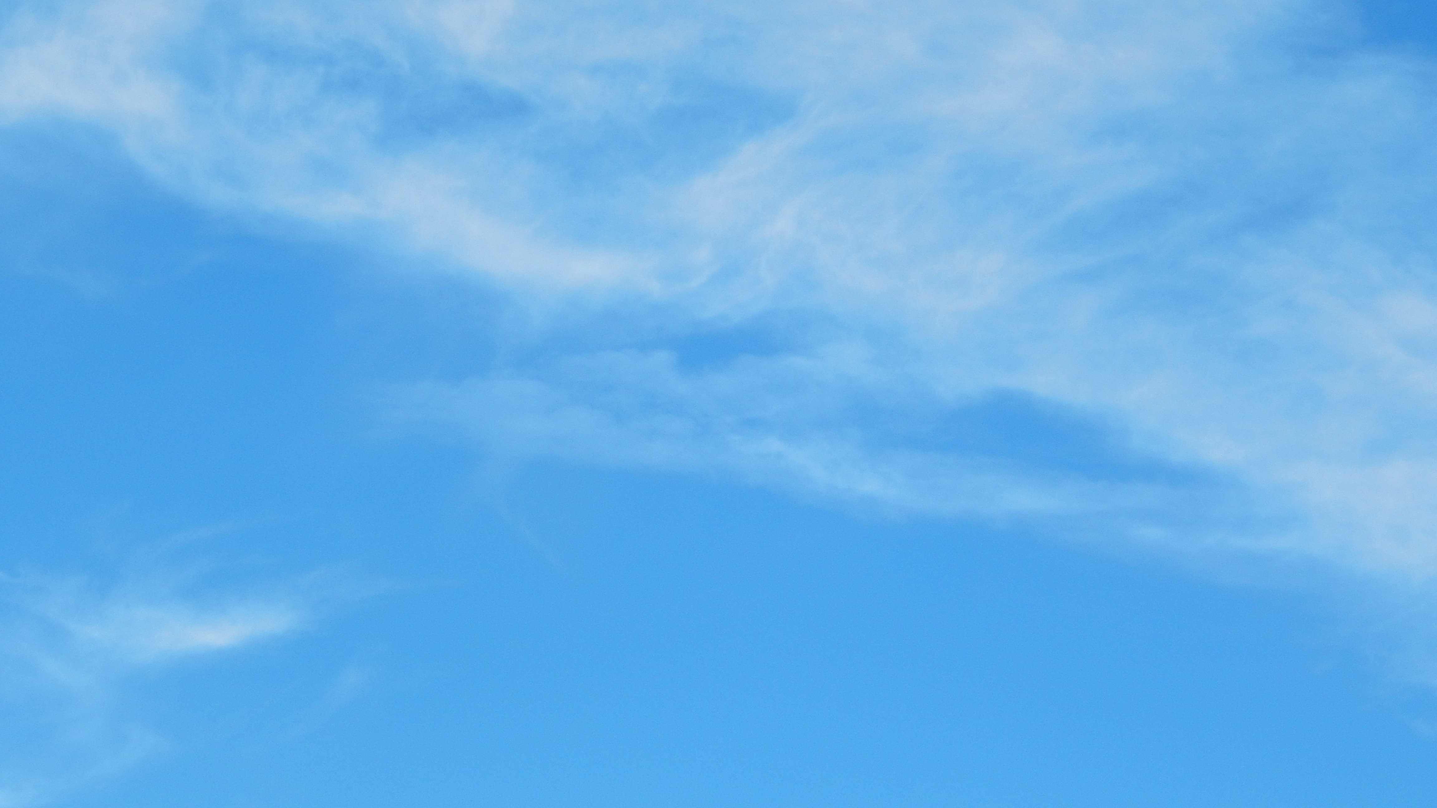 scenics - nature, blue, climate, 4K, nature, wind, outdoors, tranquility, low angle view, idyllic, cloud - sky, clouds, sky, no people, tranquil scene, HD Wallpaper
