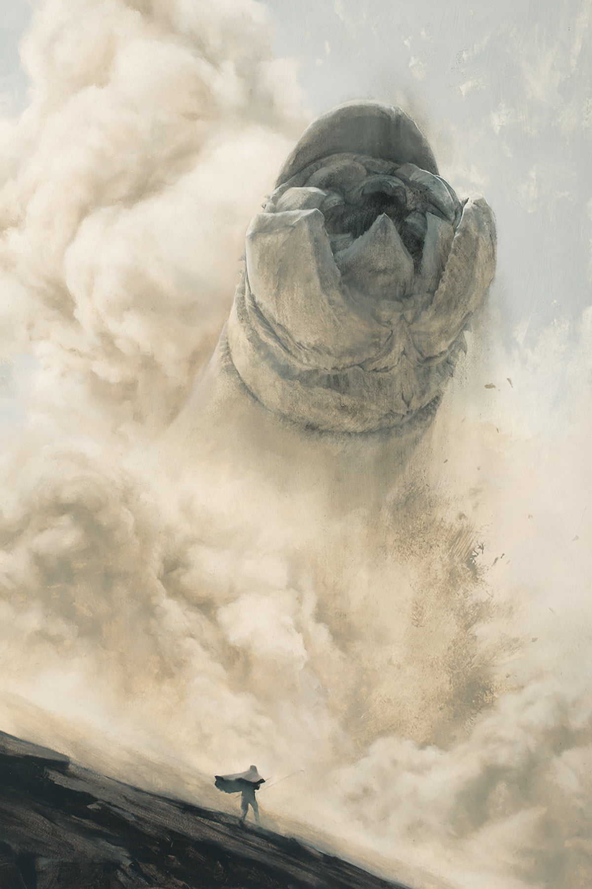 paint brushes, Arrakis, Sam Weber, Sandworm, Dune (series), science fiction, 720P, Phone HD Wallpaper