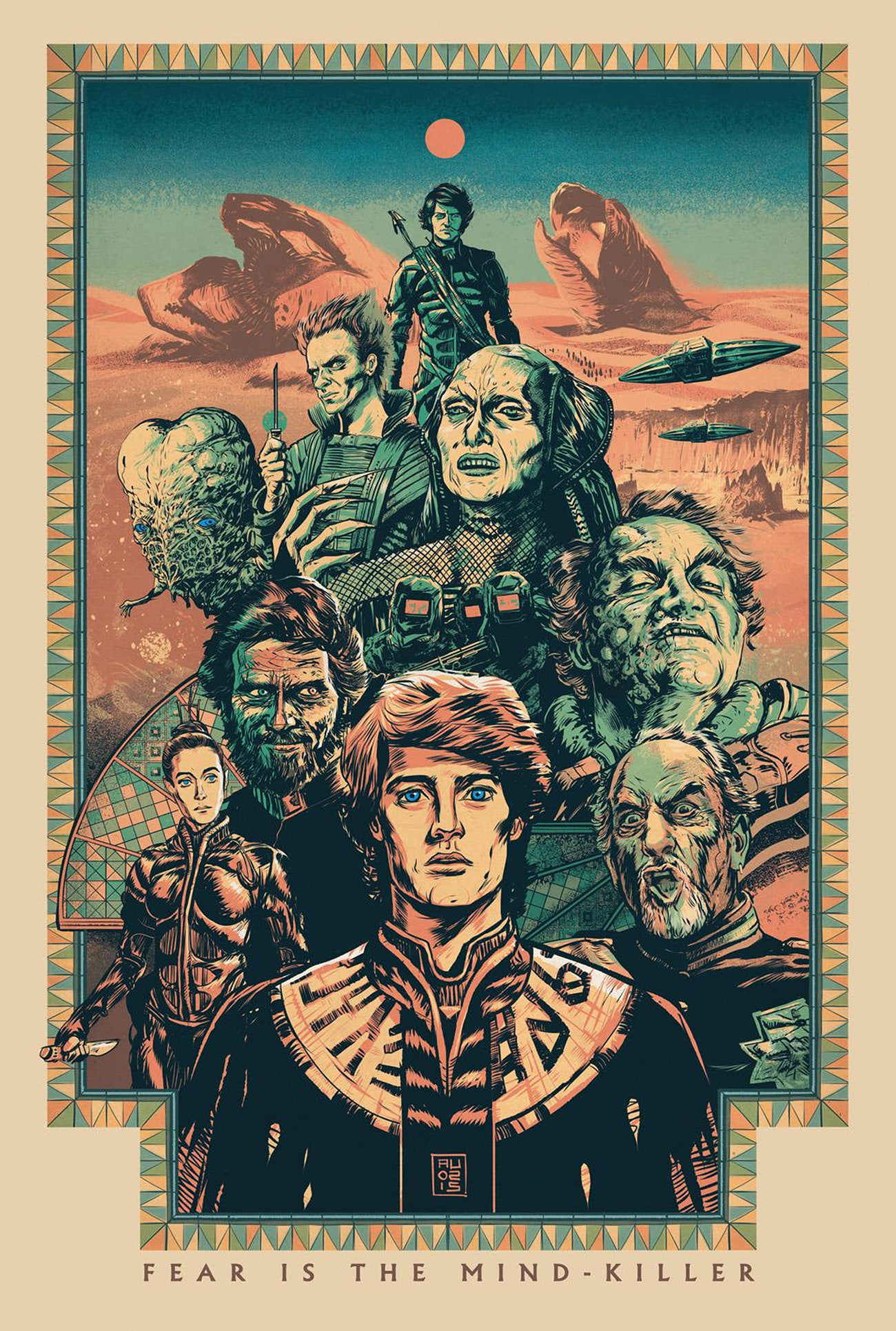 Dune (series), Fan Art, artwork, movies, 1080P, Portrait Display, Phone HD Wallpaper