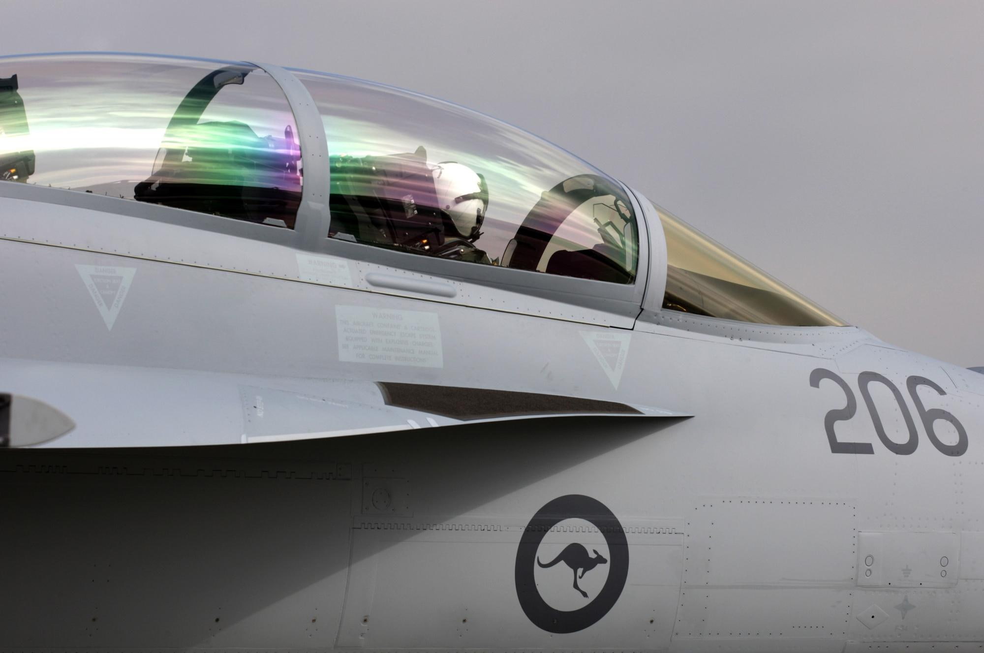 hornet, 1080P, cockpit, aircraft planes, super, raaf, kangaroo, HD Wallpaper