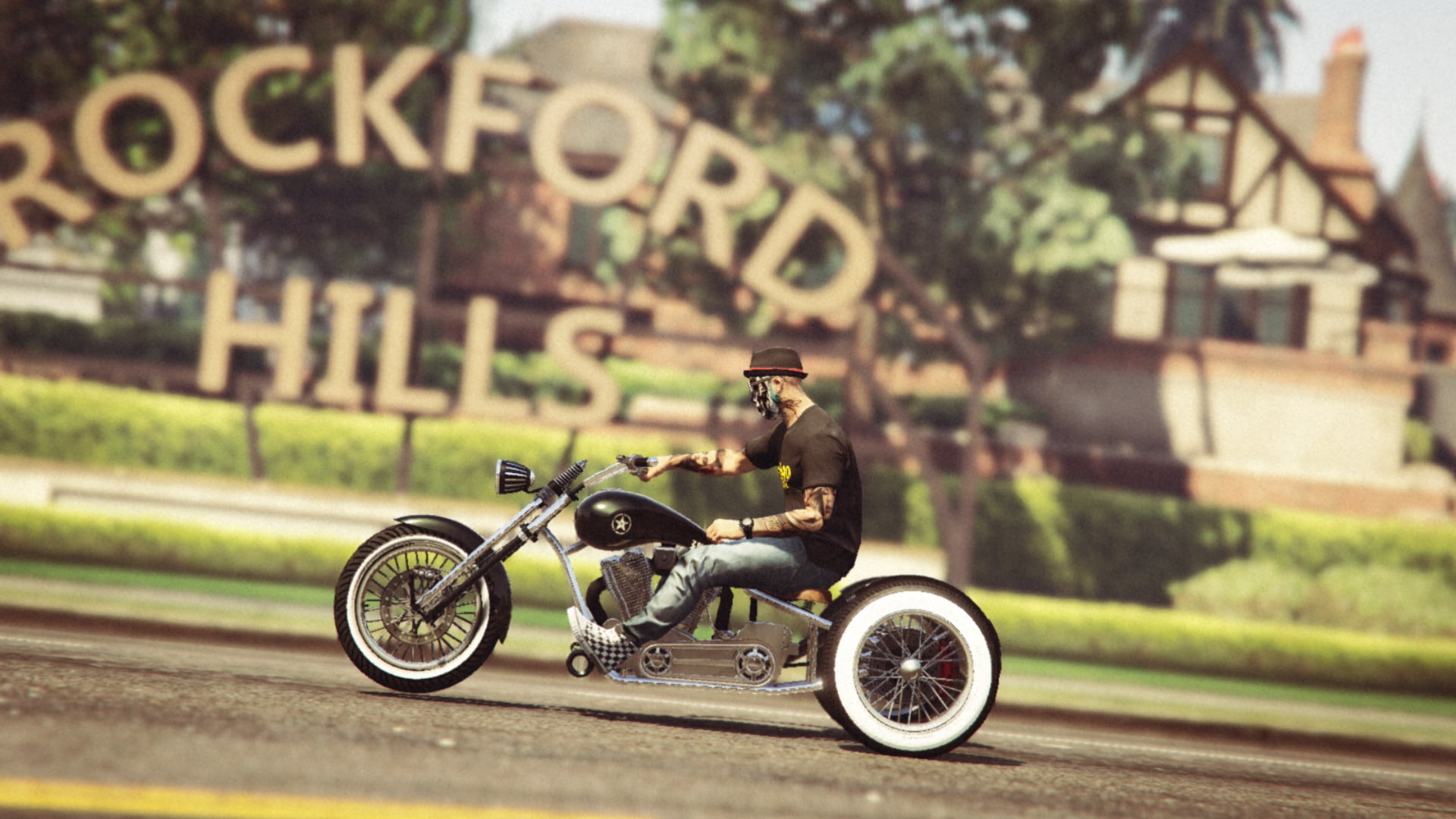 Grand Theft Auto Online, Grand Theft Auto V, motorcycle, biker, Rockstar Games, 1080P, HD Wallpaper