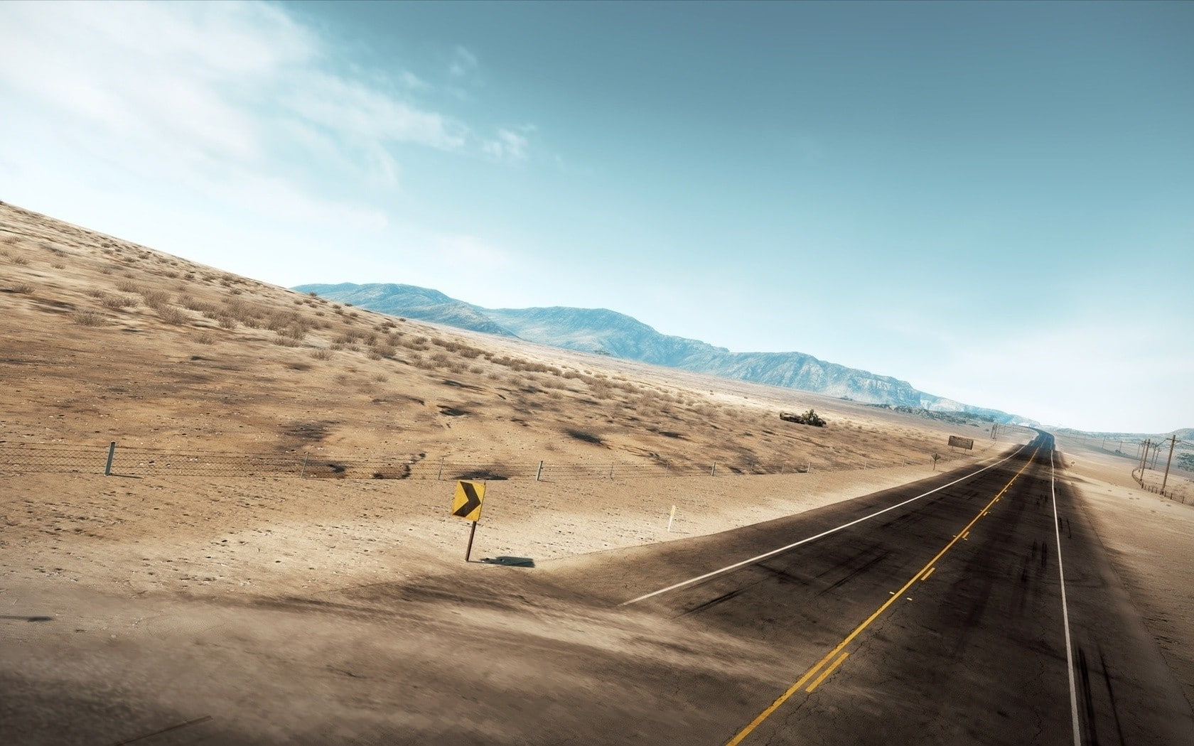 nature, 720P, road, desert, highway, hd, landscape, HD Wallpaper