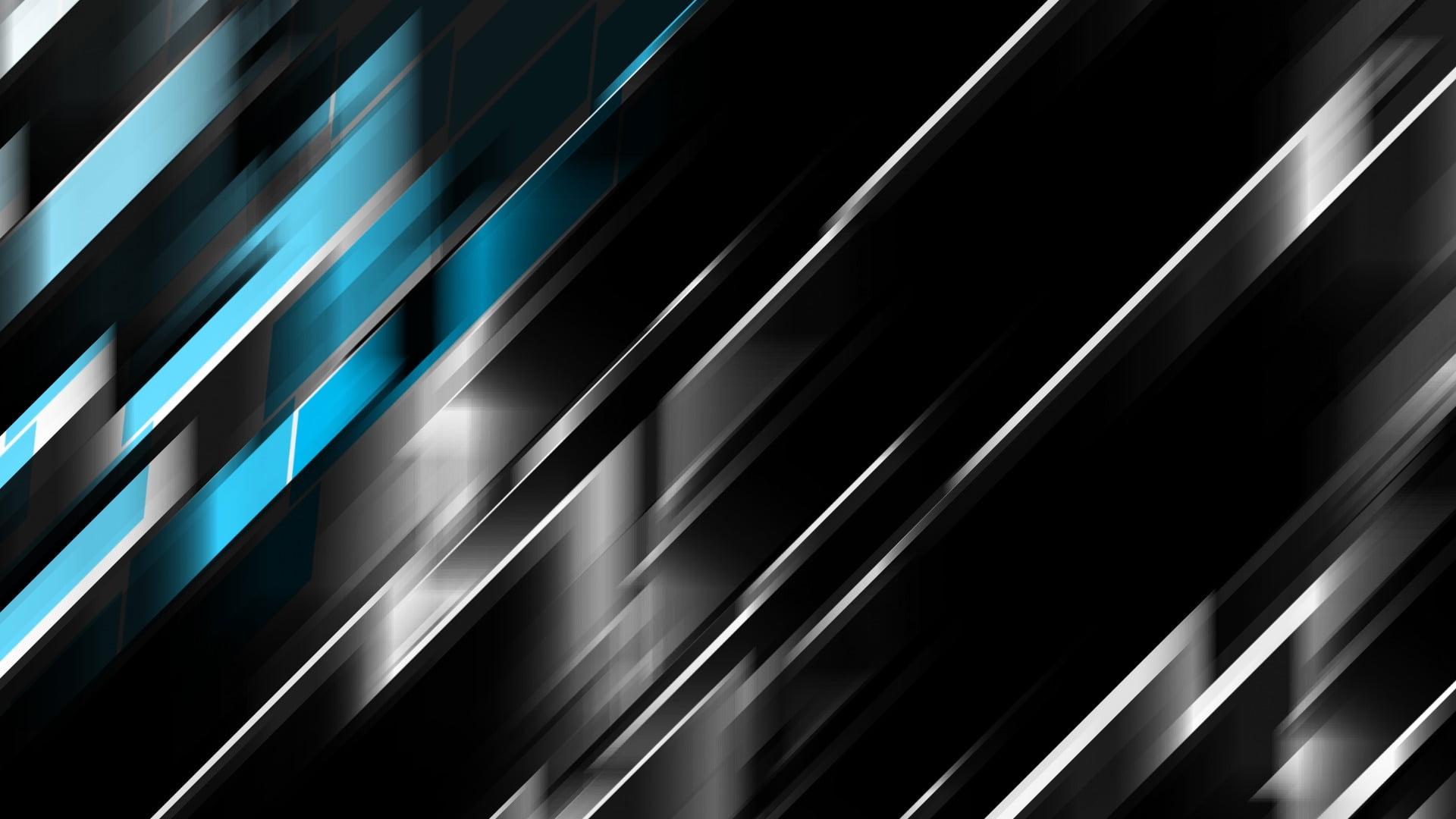 gradient, reflection, steel, motion, glowing, full frame, abstract backgrounds, blue, metal, gray, night, repetition, silver colored, light - natural phenomenon, HD Wallpaper