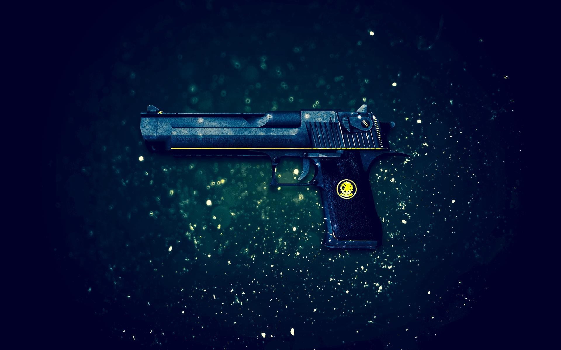 water, green color, single object, indoors, communication, tool, black, mode of transportation, focus on foreground, night, retro styled, nature, Counter-Strike, HD Wallpaper