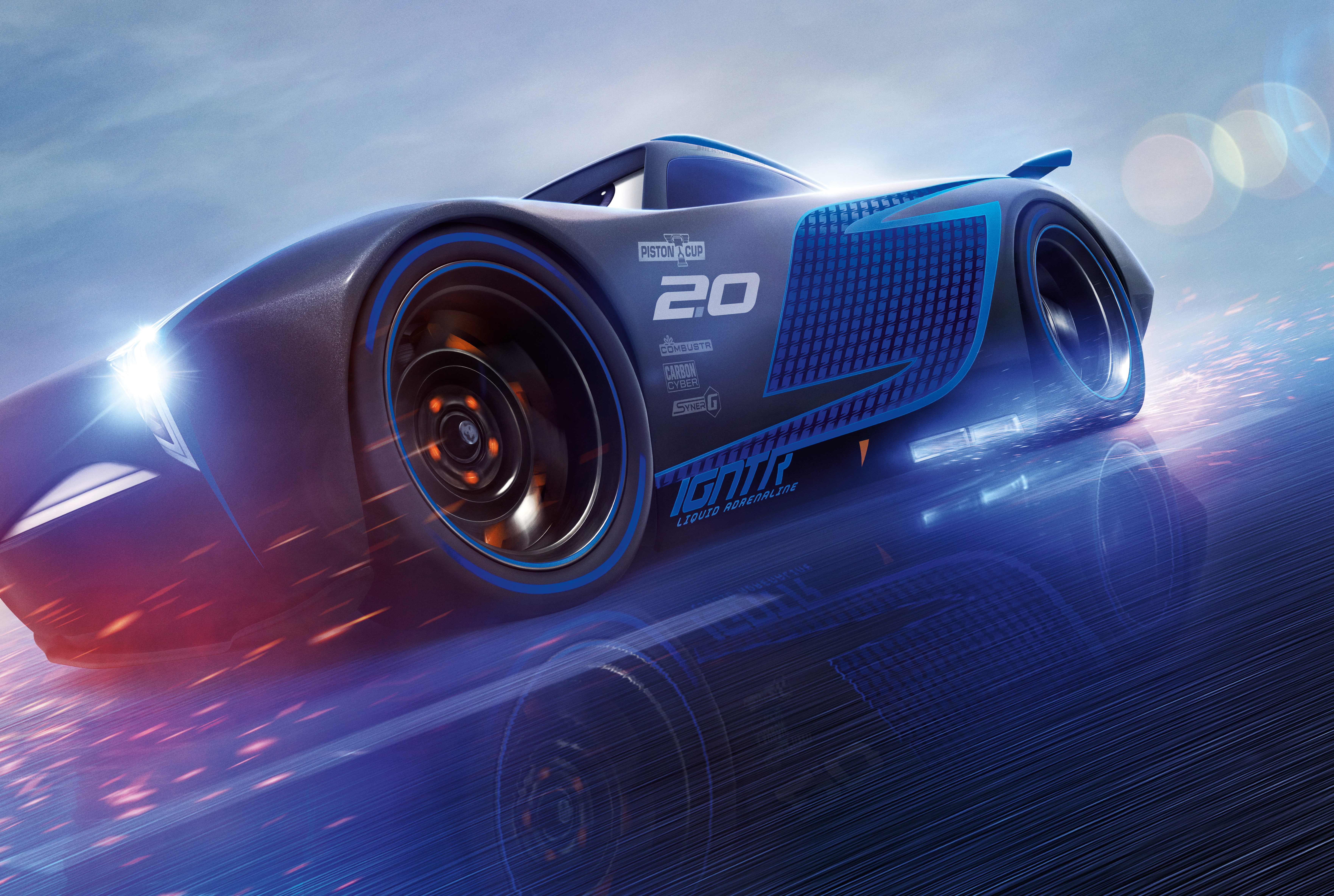 4K, Jackson Storm, Cars 3, 5K, 8K, HD Wallpaper