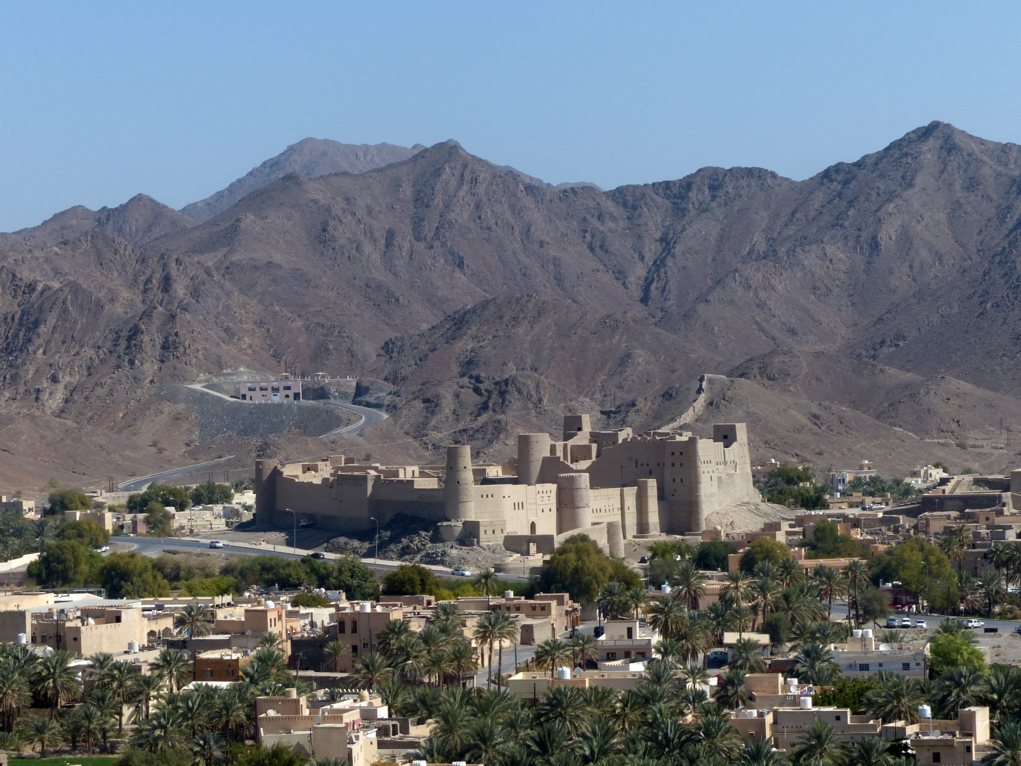 ancient civilization, built structure, architecture, history, 4K, travel, castle, outdoors, village, land, medieval, oman, nature, no people, building exterior, HD Wallpaper