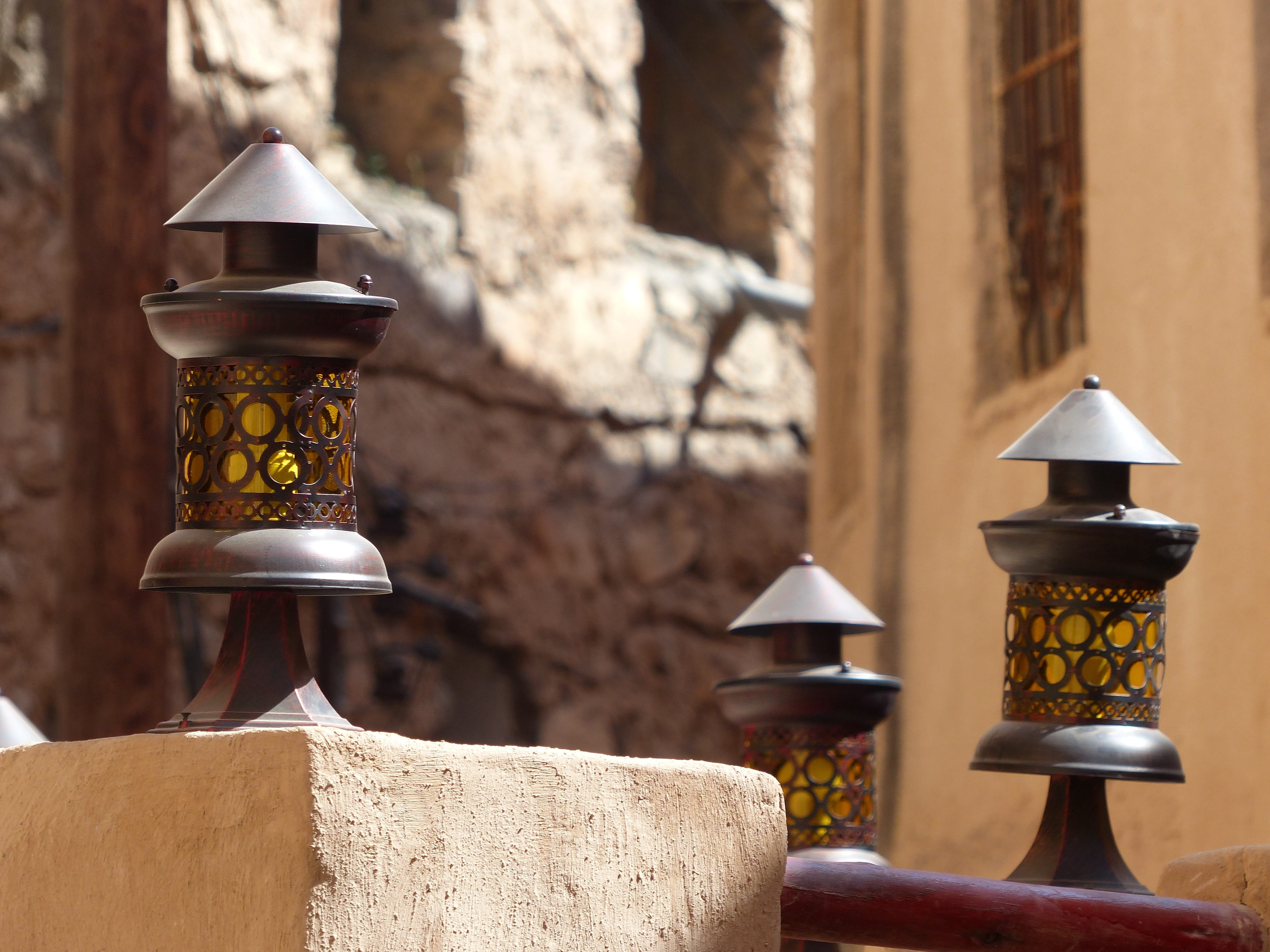 outdoors, 4K, electric lamp, day, religion, village, lighting equipment, still life, spirituality, container, place of worship, no people, sunlight, close-up, HD Wallpaper