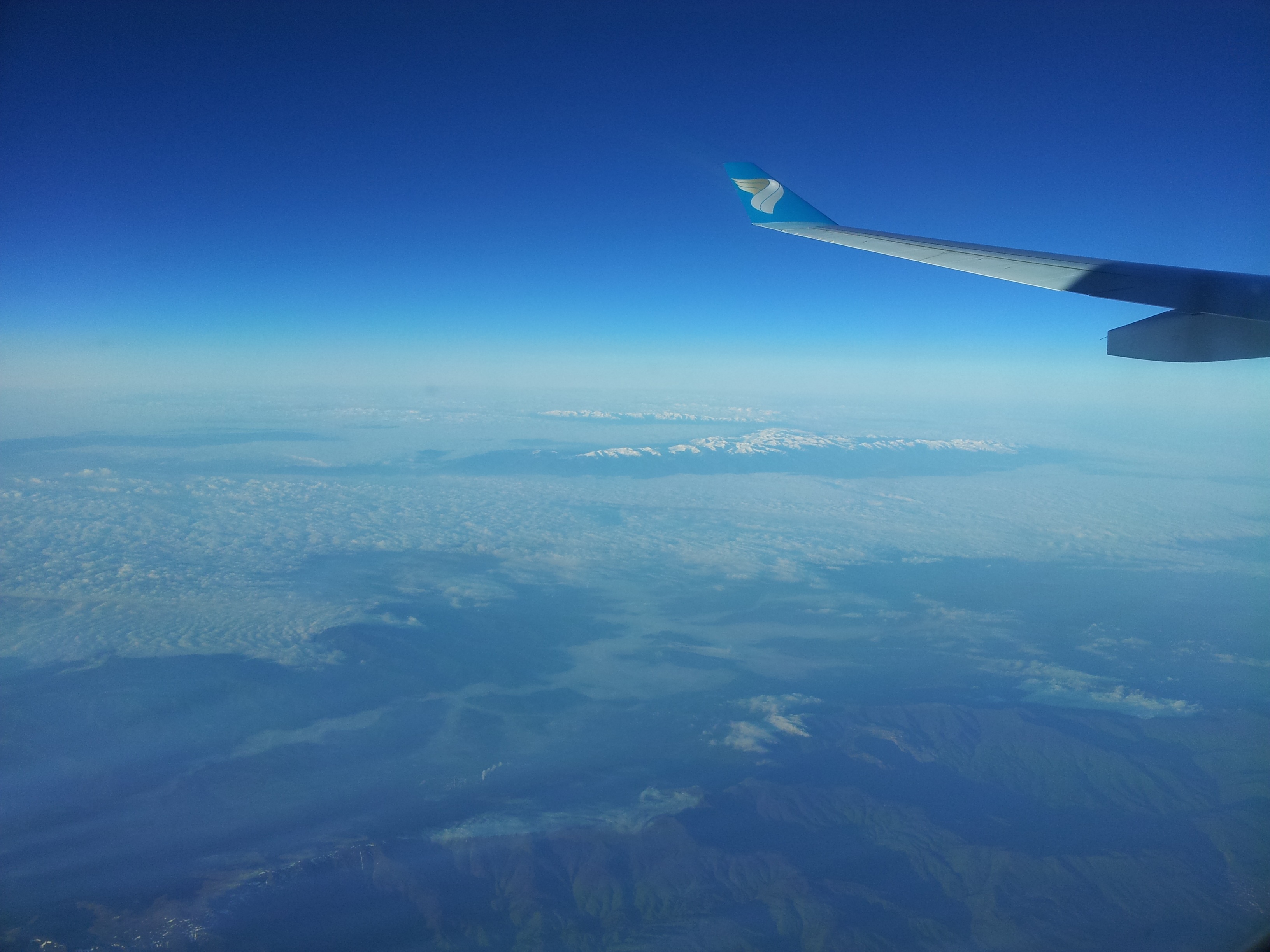 aerial view, motion, airplane, outdoors, scenics - nature, blue, oman, landscape, 2K, air vehicle, day, beauty in nature, fly, transportation, journey, HD Wallpaper