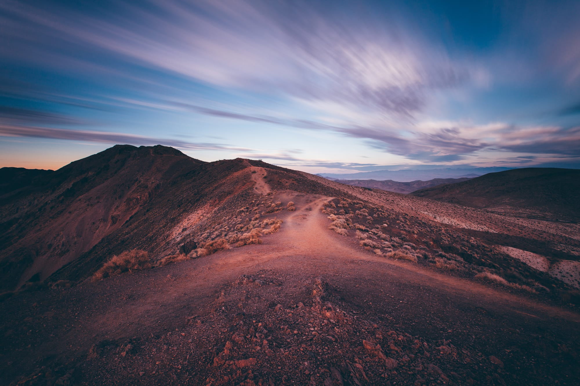 remote, tranquil scene, tranquility, arid climate, sunset, land, cloud - sky, path, red, mountain, abstract, clouds, idyllic, 1080P, environment, beauty in nature, HD Wallpaper