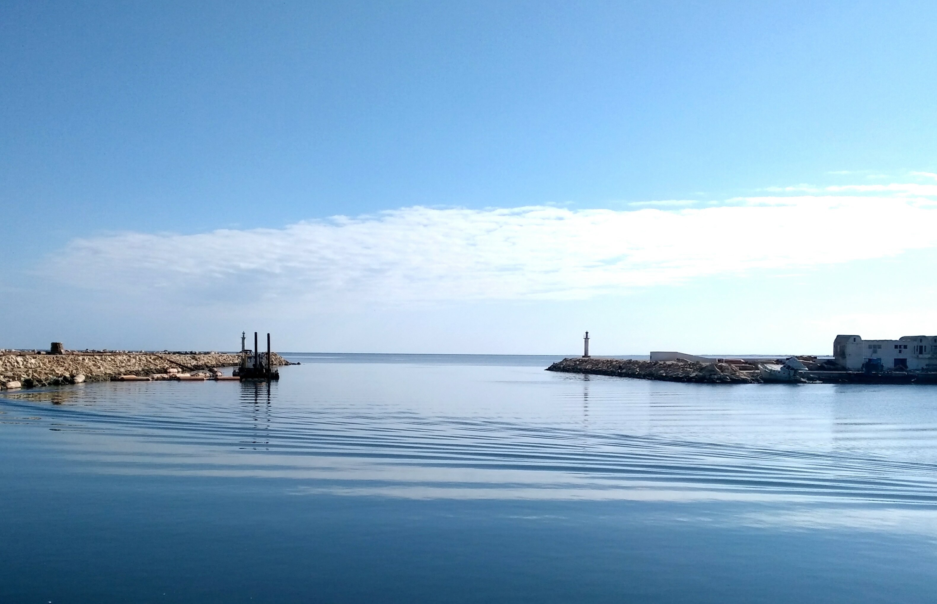 tranquility, nautical vessel, no people, gabes, tranquil scene, port, blue, beauty in nature, architecture, outdoors, scenics - nature, sky, day, mode of transportation, HD Wallpaper