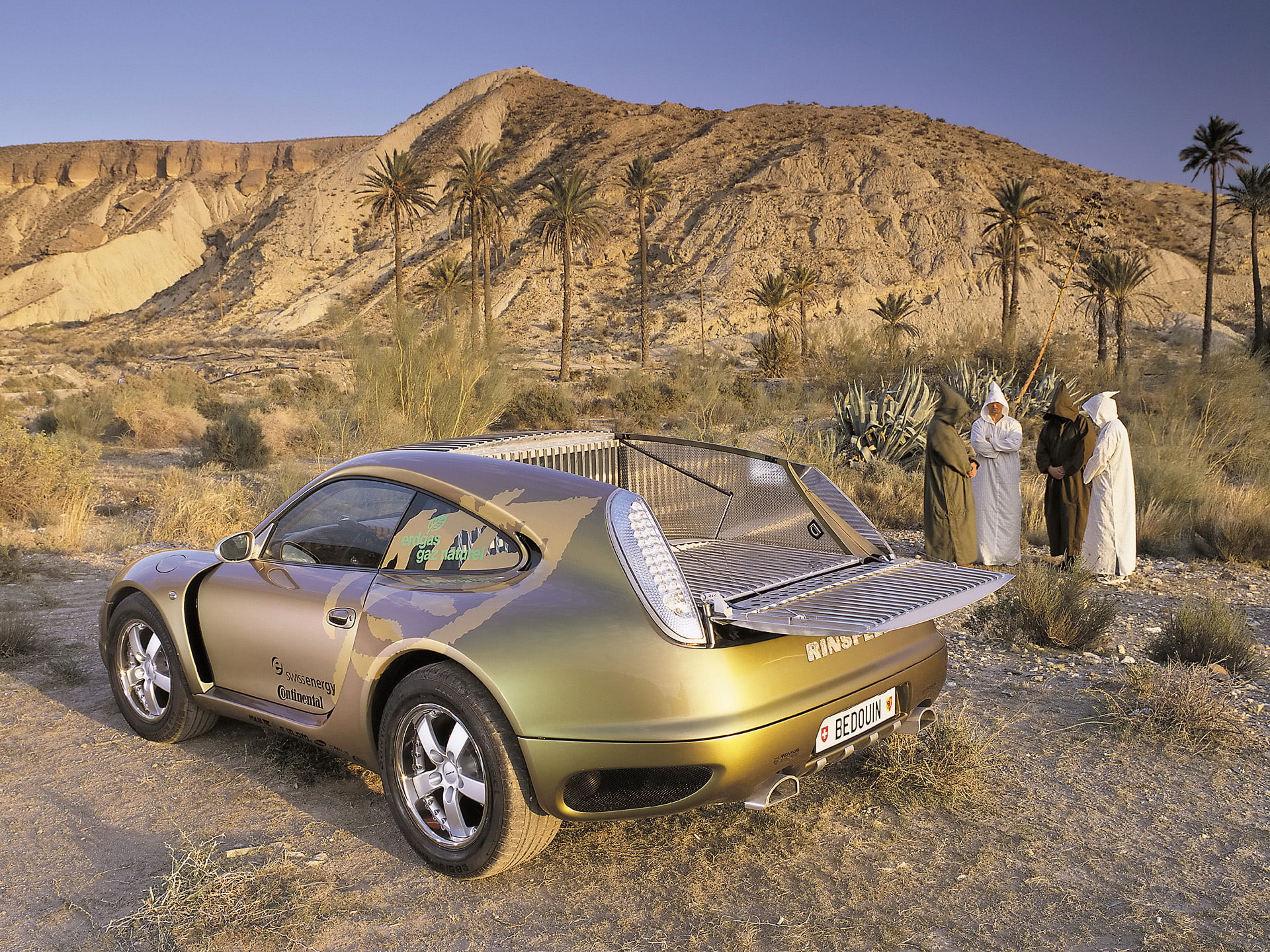 996, truck, 1080P, bedouin, 2003, supercar, porsche, concept, pickup, turbo, rinspeed, HD Wallpaper
