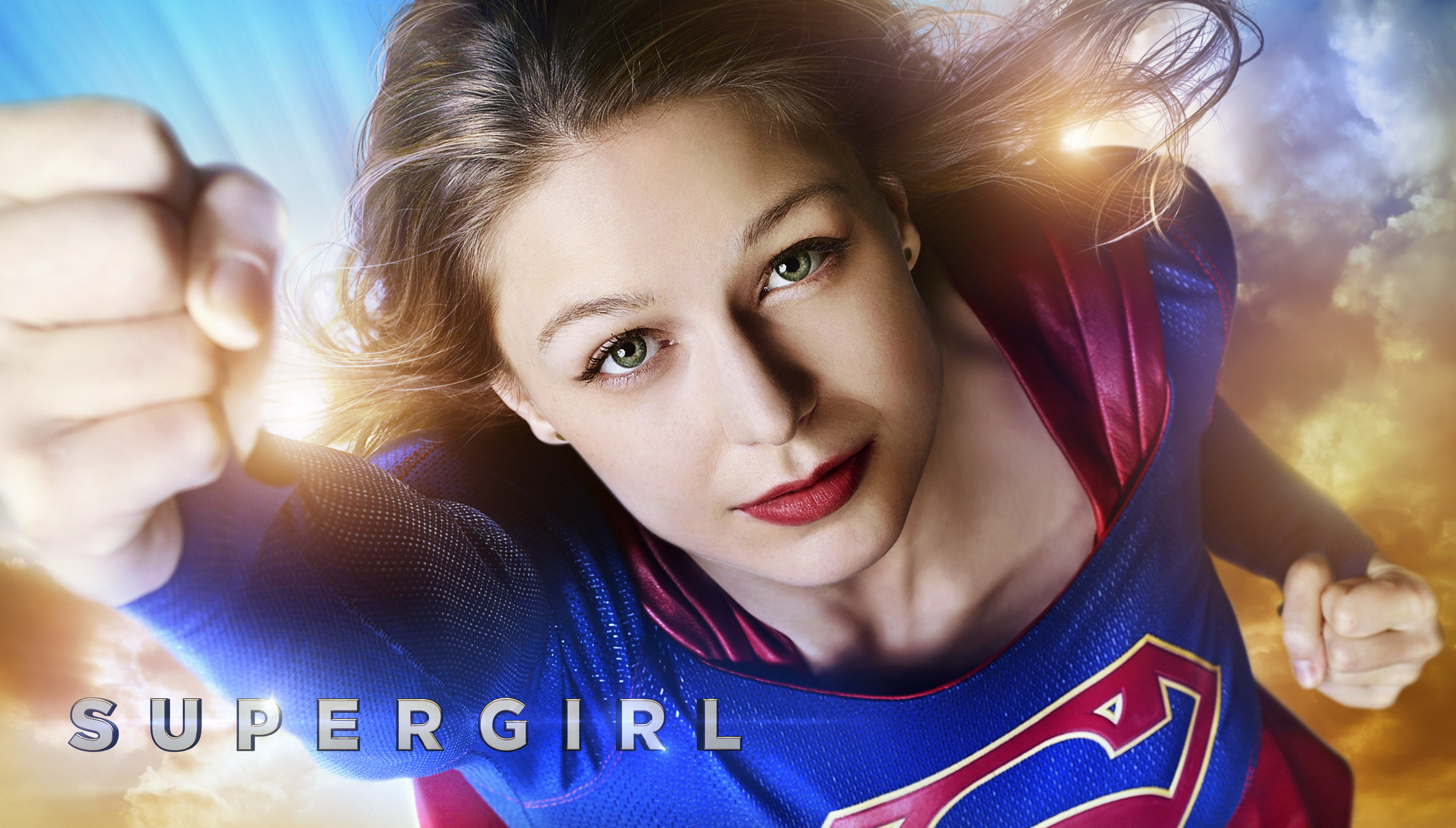 2K, Melissa Benoist, Season 3, 2017, Supergirl, HD Wallpaper
