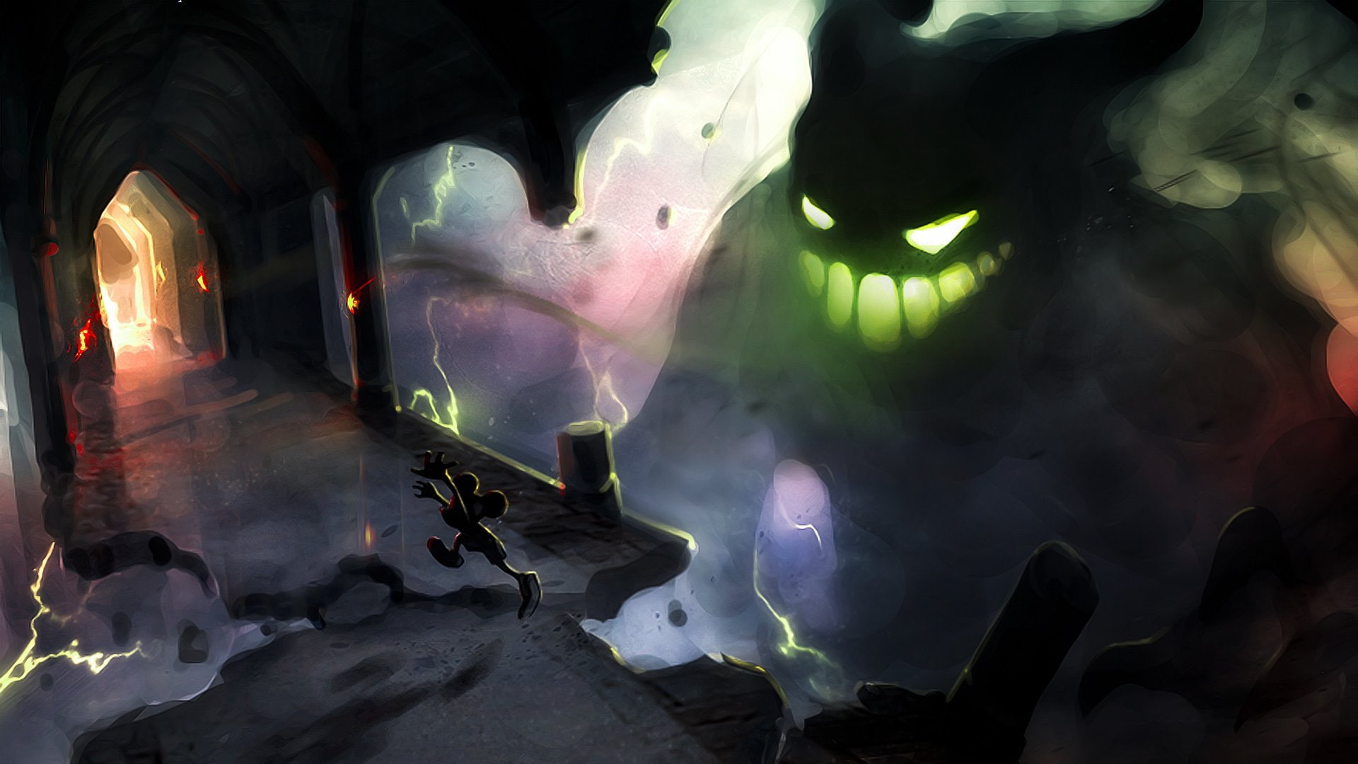 Epic Mickey, Disney, Monster, Mickey Mouse, Video Game, 1080P, HD Wallpaper