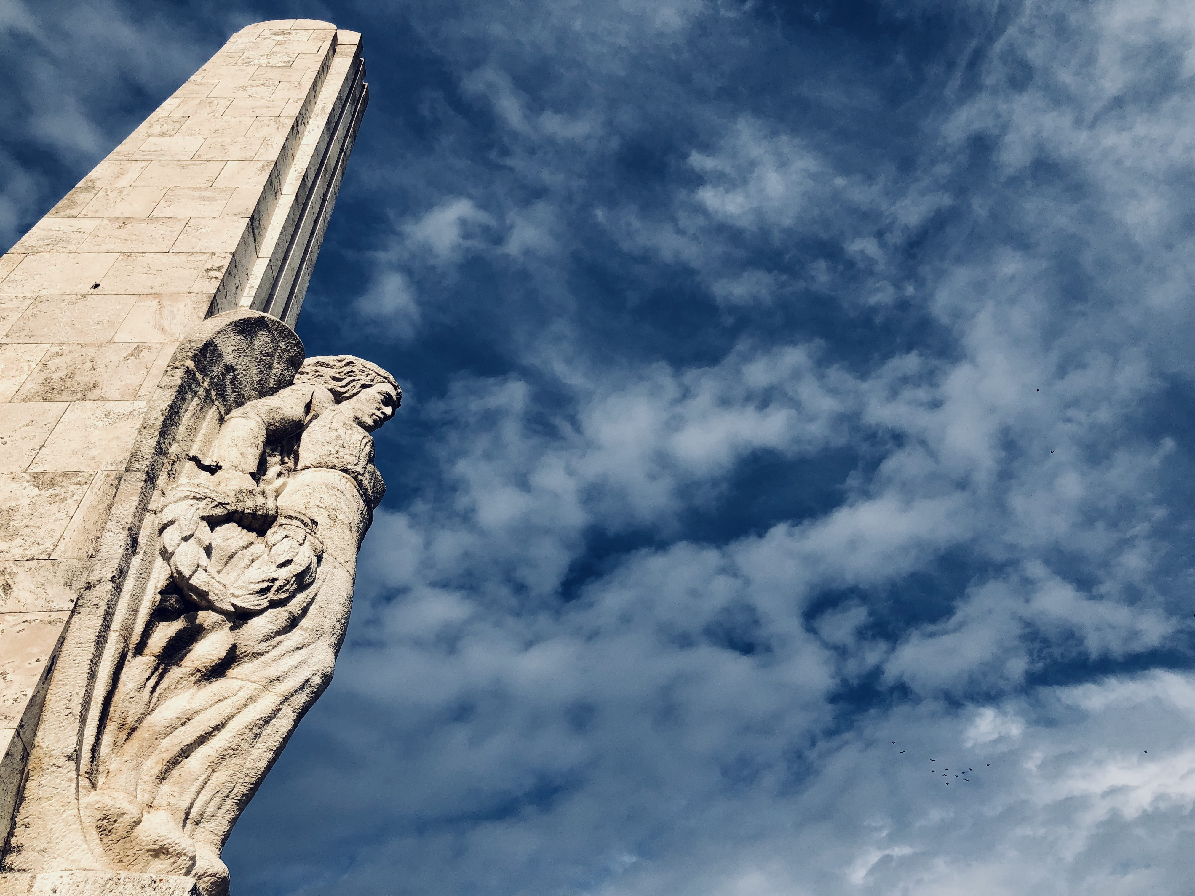 impose, blue, outdoors, wait, statue, travel, no people, human representation, you shall not pass, art and craft, architecture, sky protector, power, craft, HD Wallpaper