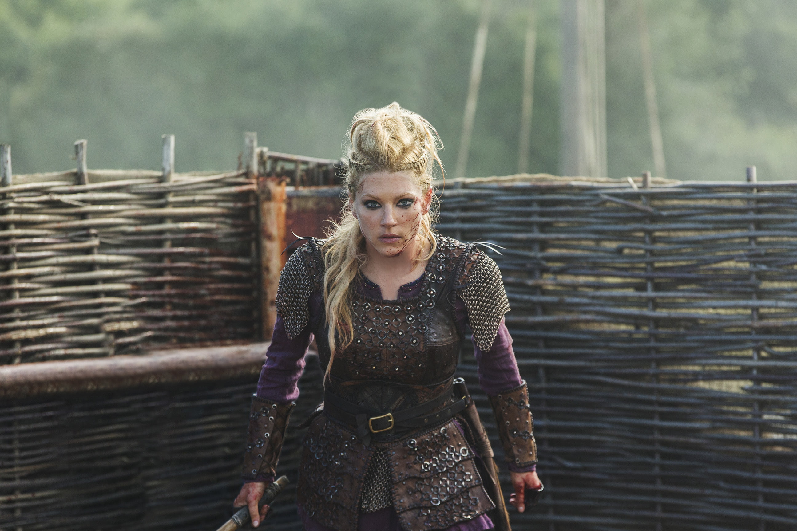 Katheryn Winnick, 2K, Lagertha, Vikings, HD Wallpaper