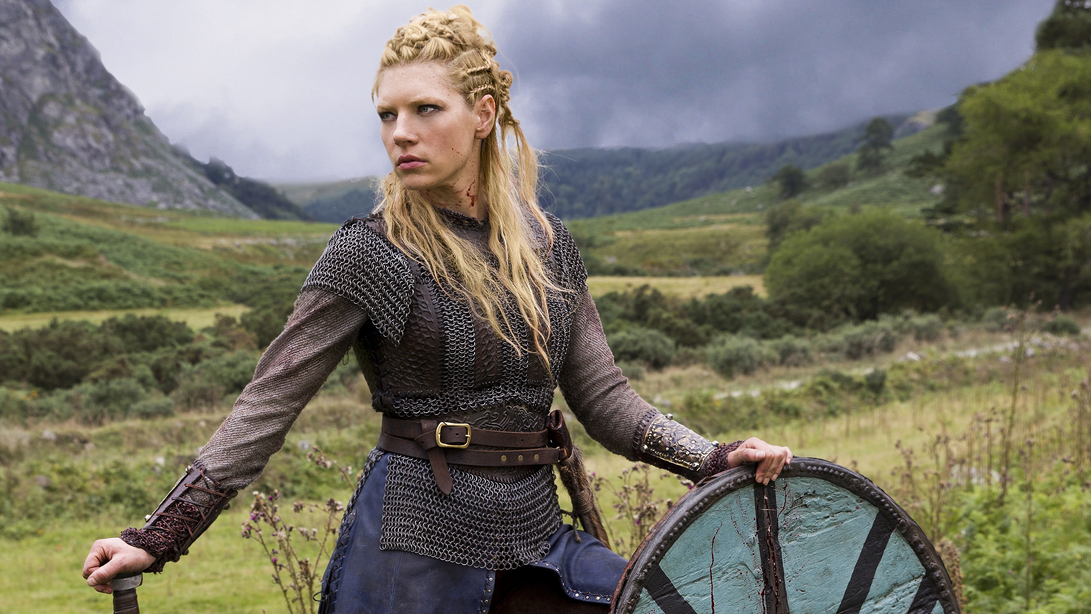 Lagertha, Katheryn Winnick, Vikings, 2K, HD Wallpaper