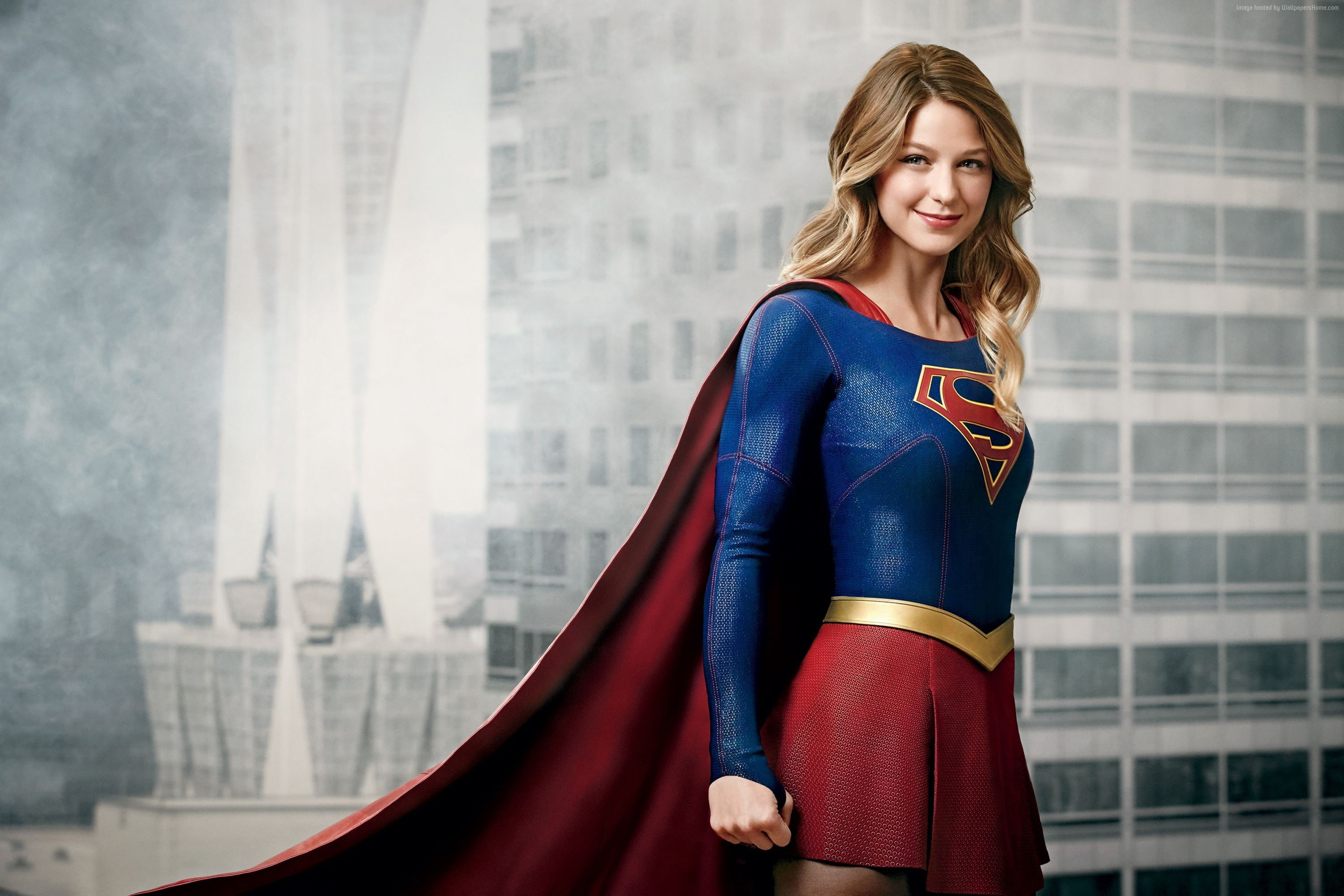 Supergirl, 2 season, Melissa Benoist, Best TV Series, 2K, HD Wallpaper