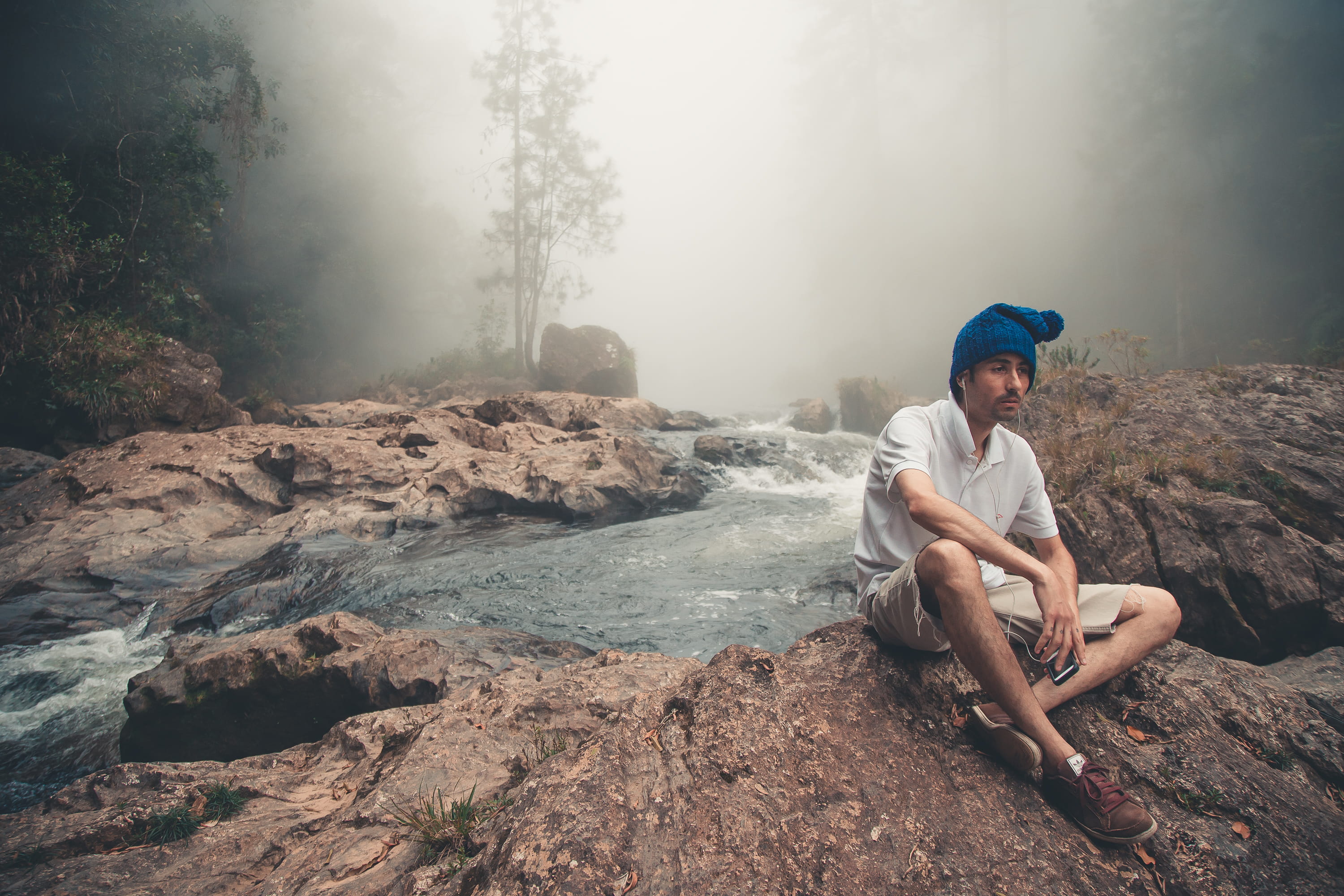 full length, people, water, ime, day, white, soil, one person, nature, stream, mist, daytm, leisure activity, polo, solid, scenics - nature, non-urban scene, HD Wallpaper