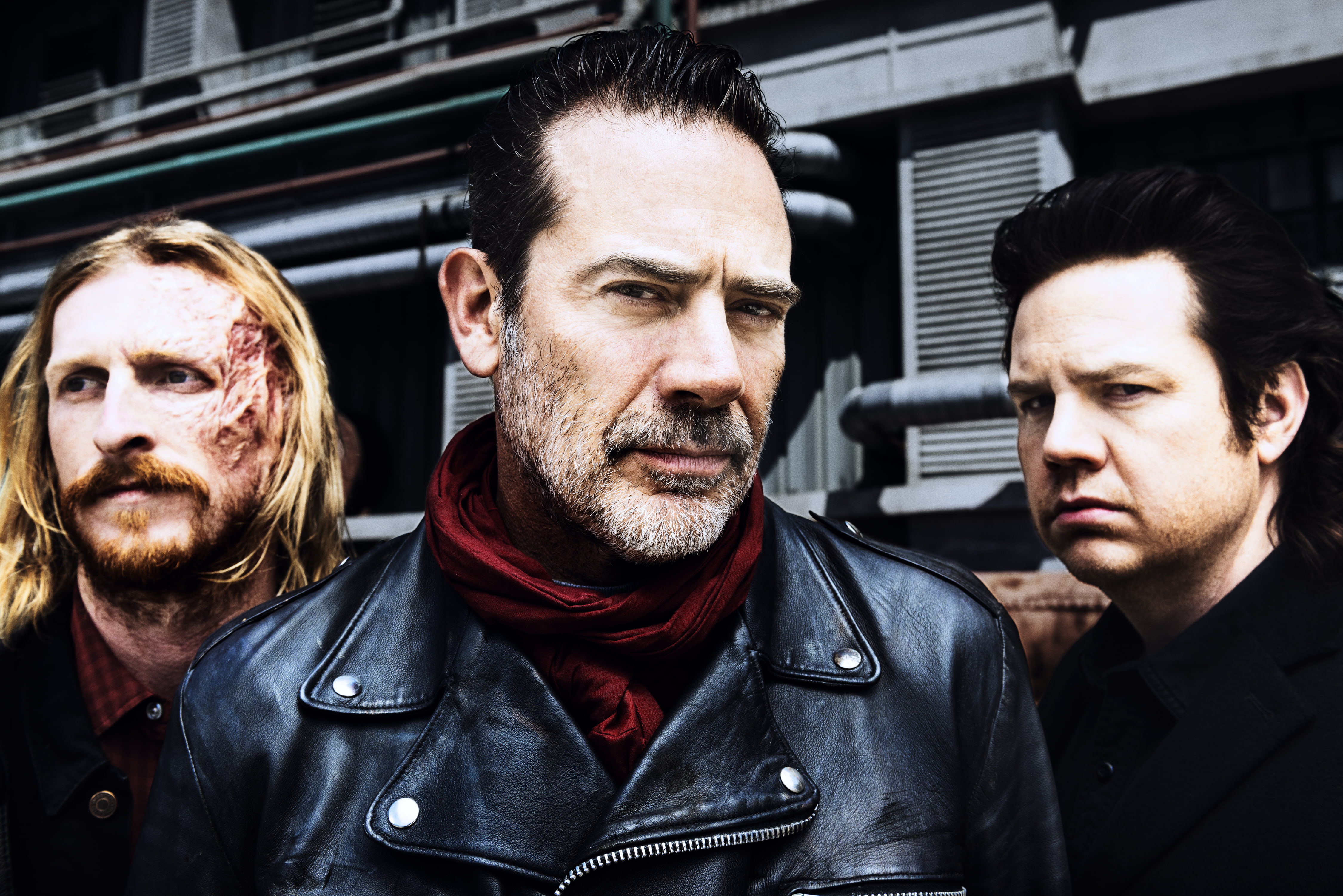 Jeffrey Dean Morgan, Negan (The Walking Dead), The Walking Dead, Josh McDermitt, Austin Amelio, Dwight (The Walking Dead), TV Show, Eugene Porter, 4K, HD Wallpaper