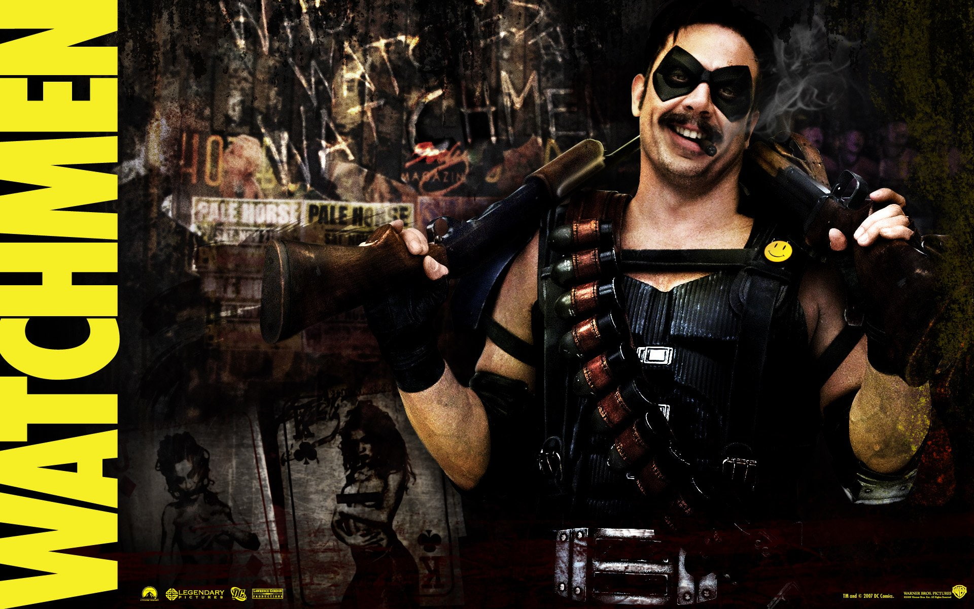 Jeffrey Dean Morgan, The Comedian (Watchmen), Watchmen, 1080P, HD Wallpaper