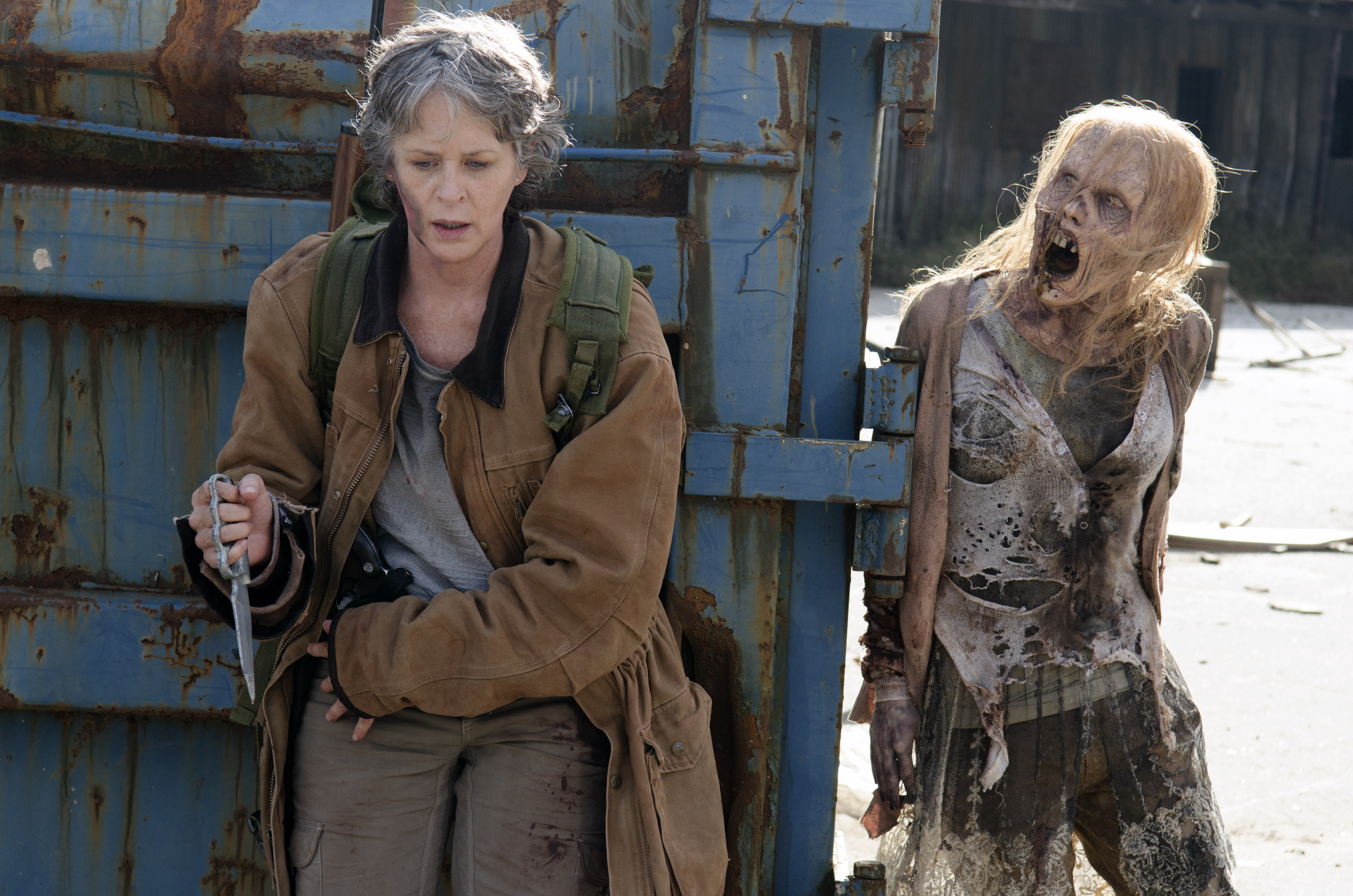 Carol, the situation, Season 6, Melissa McBride, 4K, The Walking Dead, HD Wallpaper