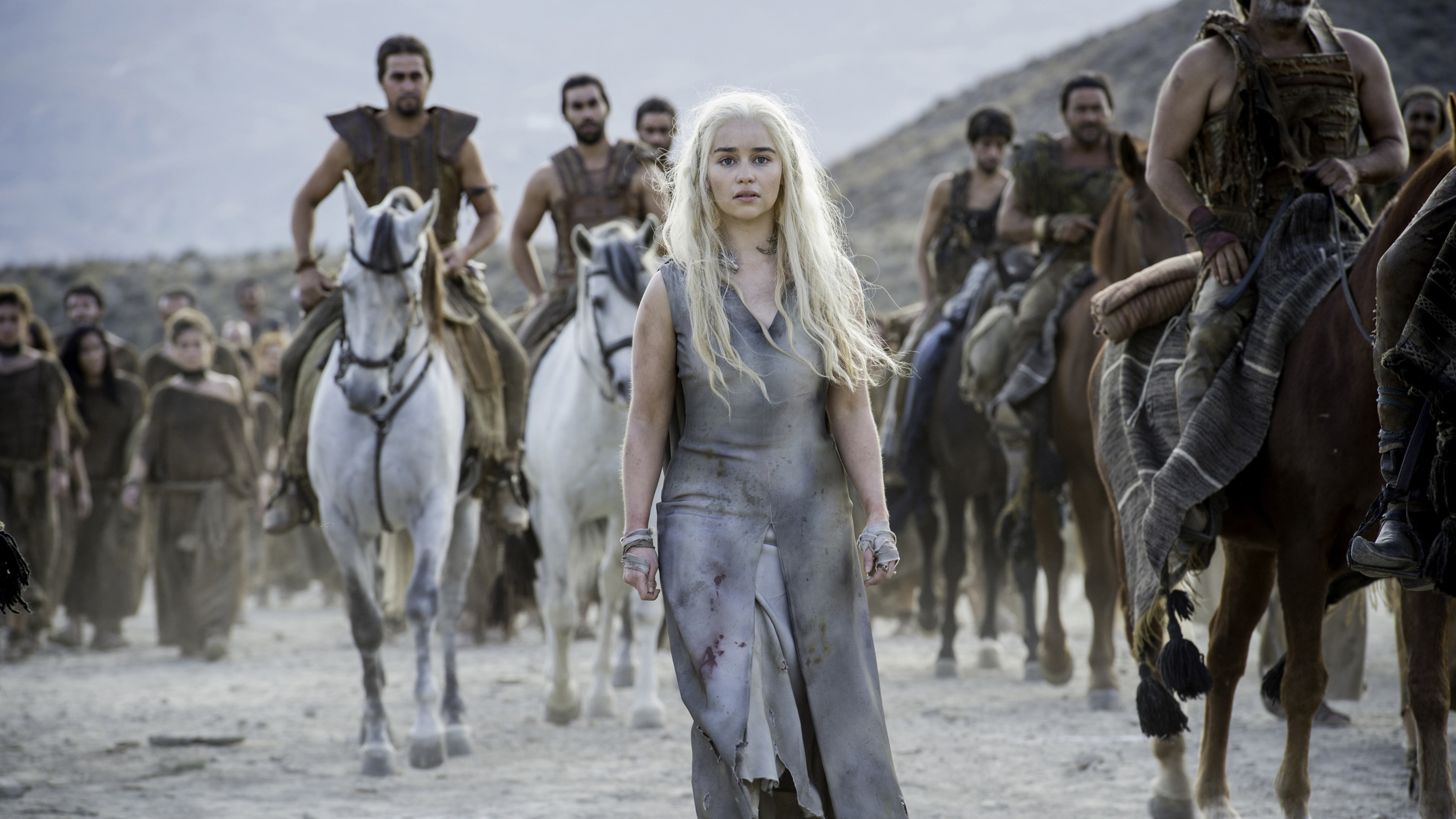Thrones, Season, 4K, Clarke, daenery, targaryen, Emilia, Game, HD Wallpaper