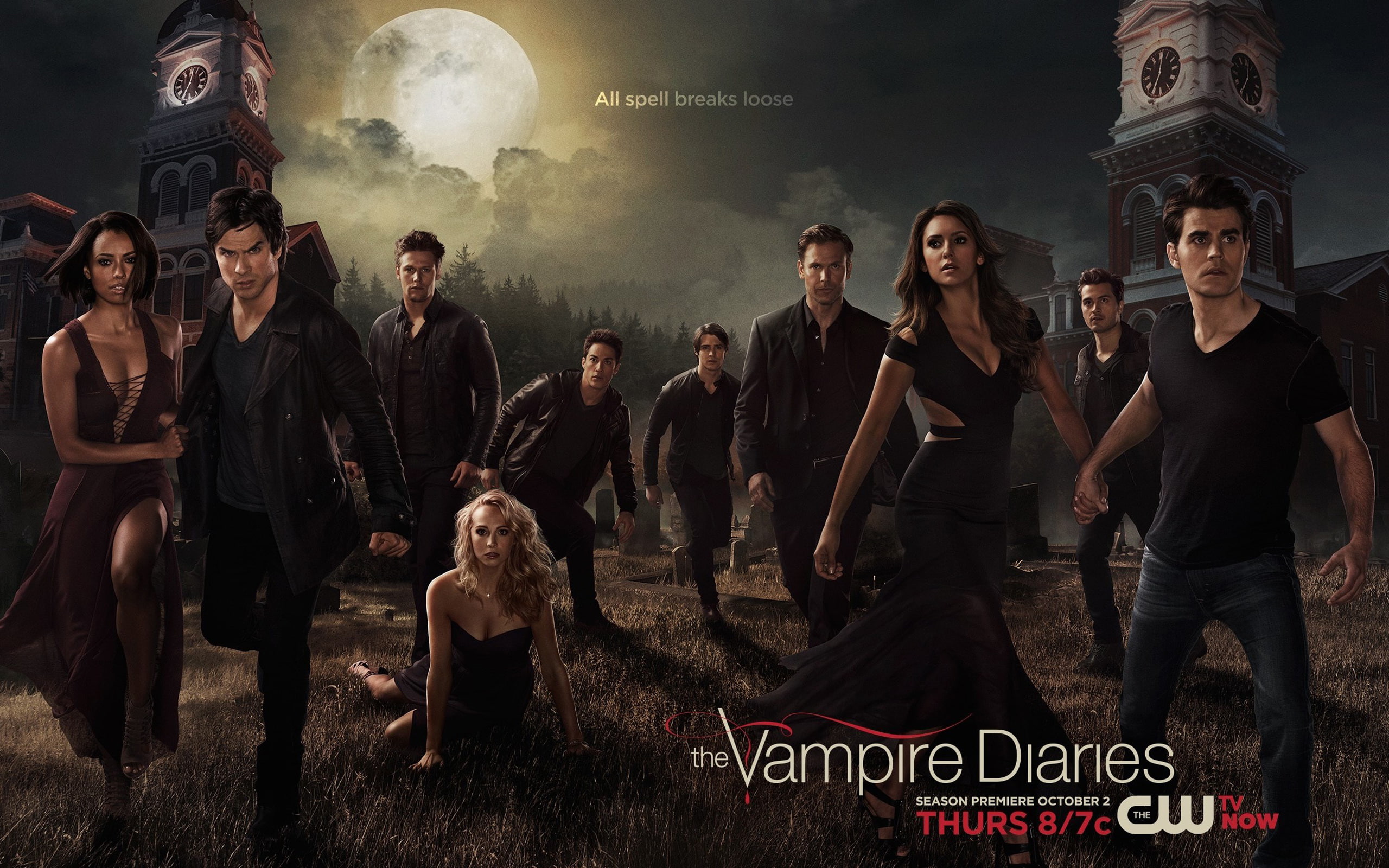 Season, Diaries, 2K, Vampire, HD Wallpaper