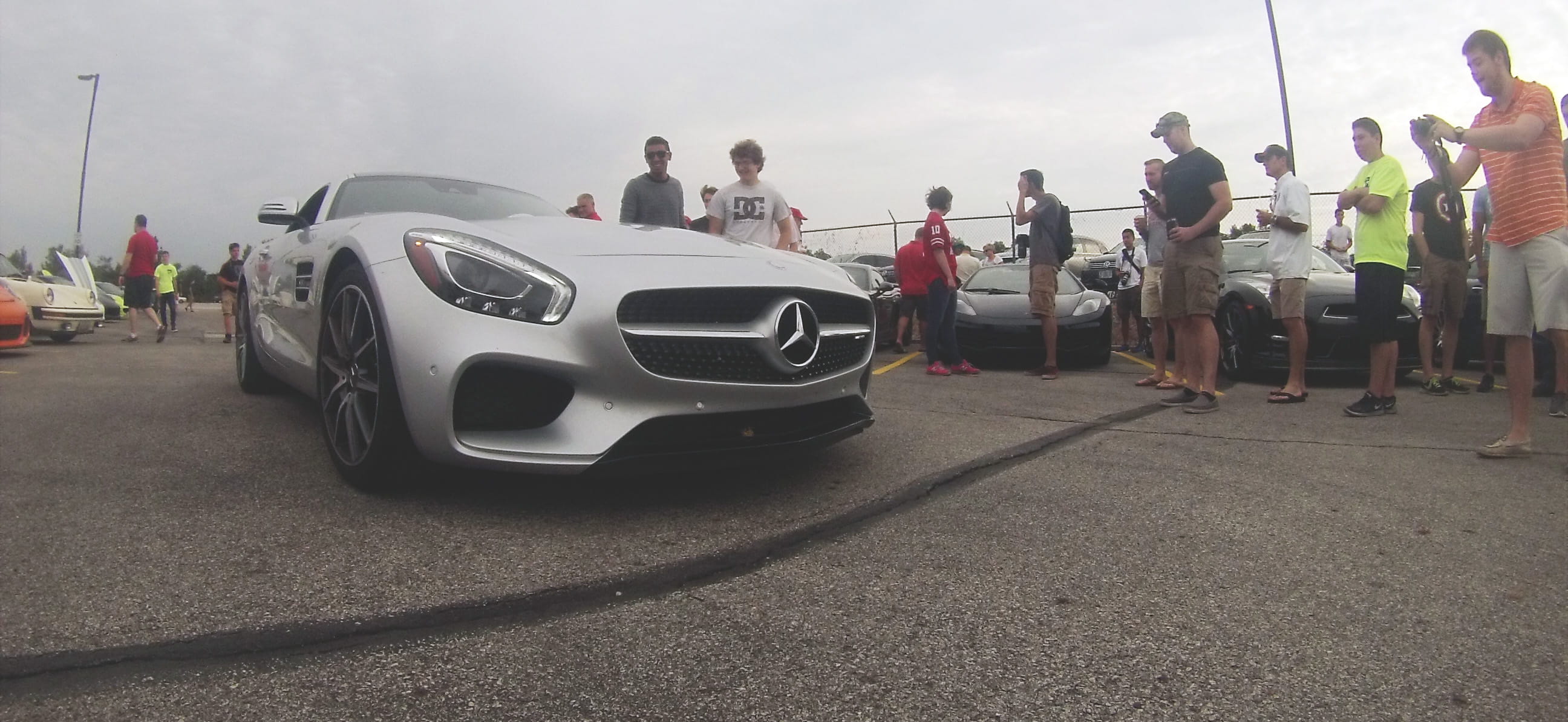standing, group of people, mclaren, mode of transportation, columbus, adult, group, united states, outdoors, mercedes, byers porsche, crowd, sky, togetherness, HD Wallpaper