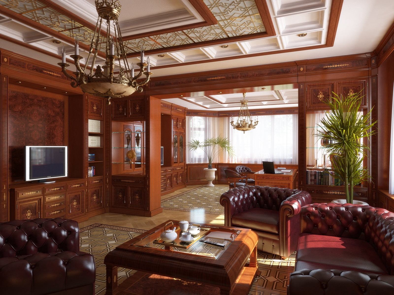table, lighting equipment, built structure, home showcase interior, absence, patent, window, tufted, seat, 720P, tv, sofa, domestic room, ceiling, home interior, HD Wallpaper