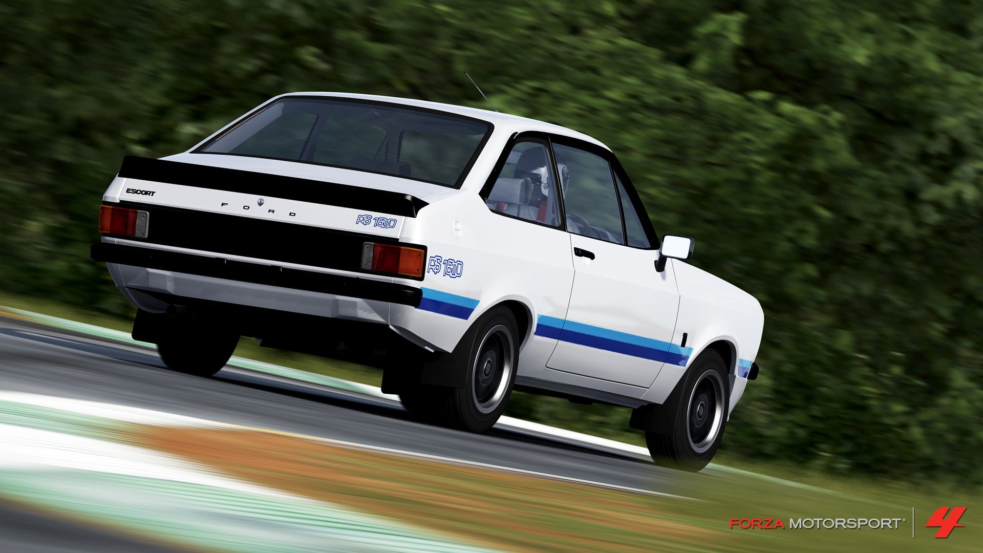 Ford Escort MkII, Forza Motorsport, car, 1080P, Forza Motorsport 4, video games, HD Wallpaper