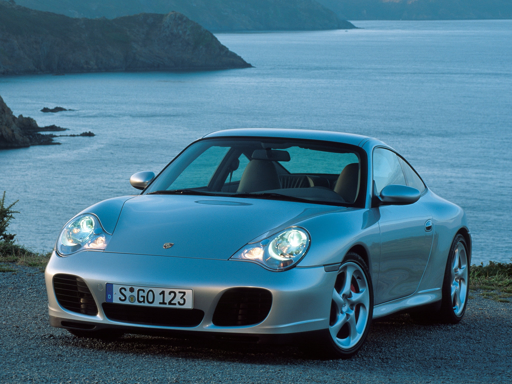 1080P, porsche, carrera, mkii, 911, 996, 2001, HD Wallpaper