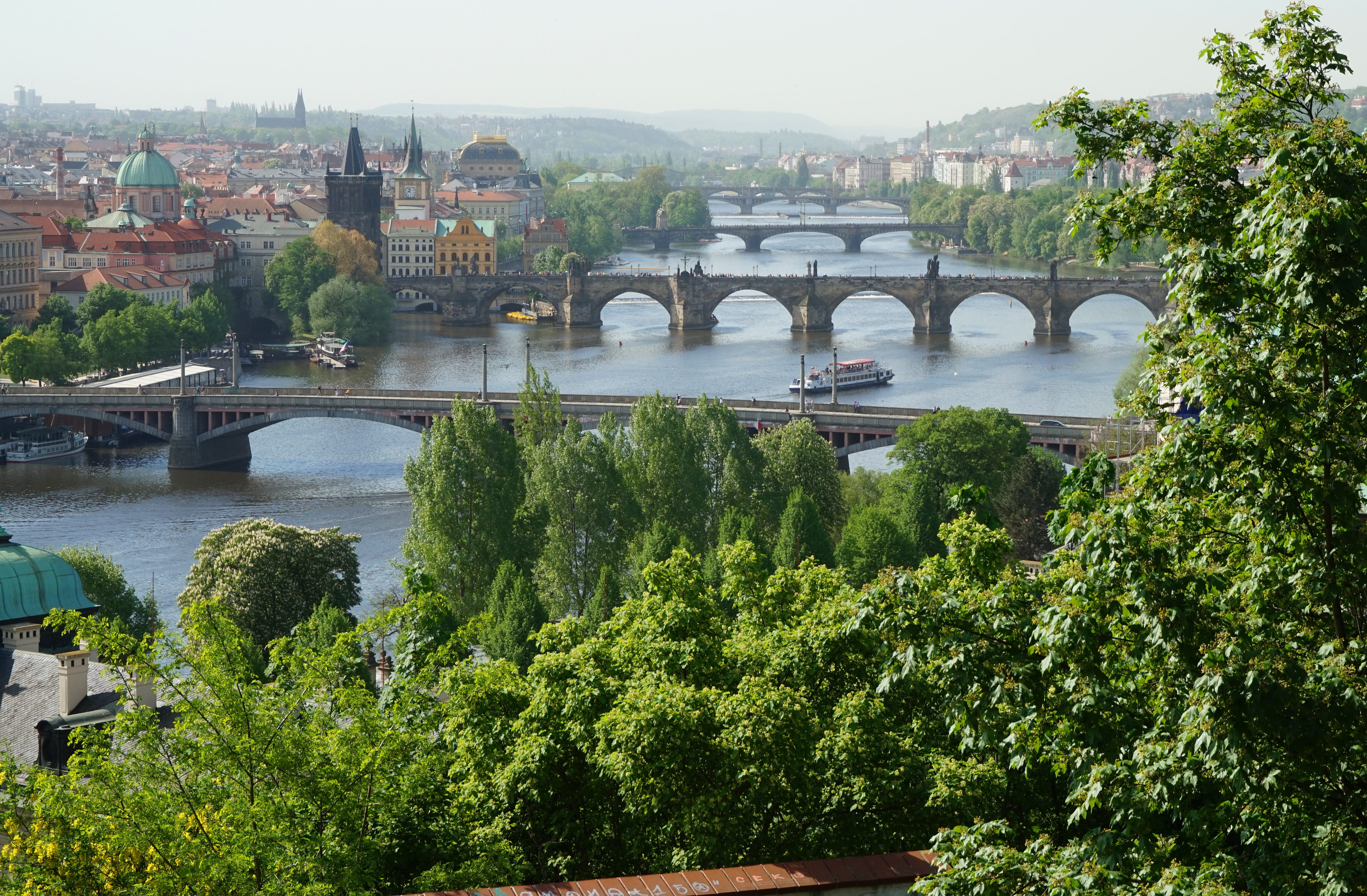 europe, building exterior, growth, arch, nature, river, no people, urban, czechia, panorama, arch bridge, travel destinations, water, connection, spring, HD Wallpaper