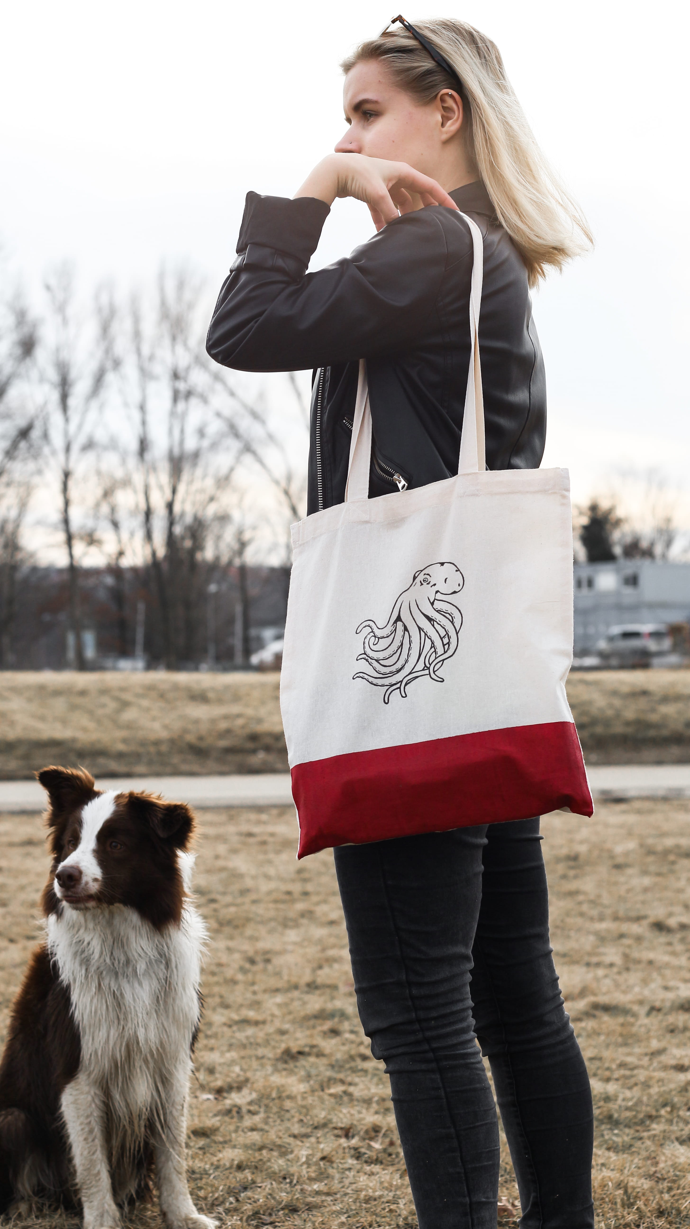 spring, one animal, friends, nature, young women, creative, casual clothing, draw, dog, prague, lifestyles, outdoors, pets, 5K, czechia, three quarter length, Phone HD Wallpaper