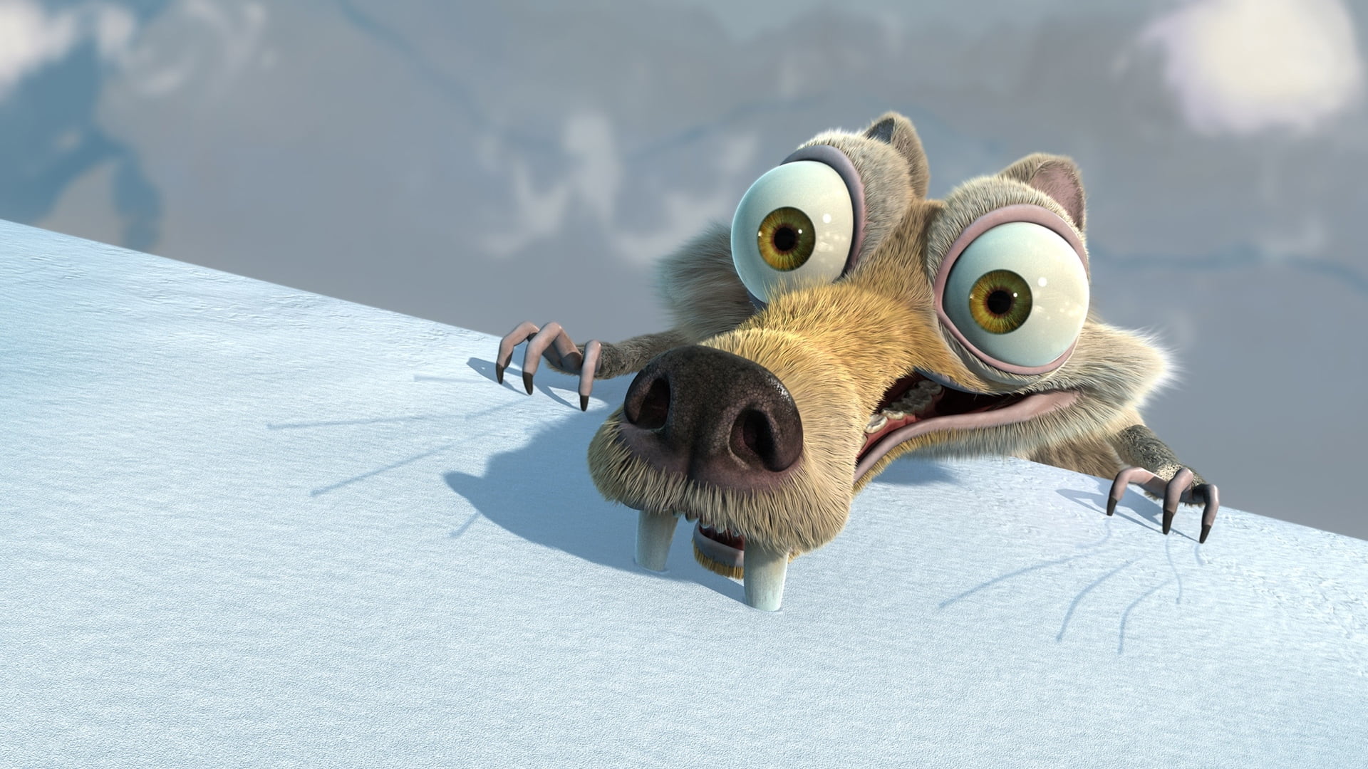 nature, no people, animals in the wild, age, 1080P, toy, creativity, scrat, animal, close-up, white, one animal, skrat, sunlight, day, art and craft, wildlife, HD Wallpaper