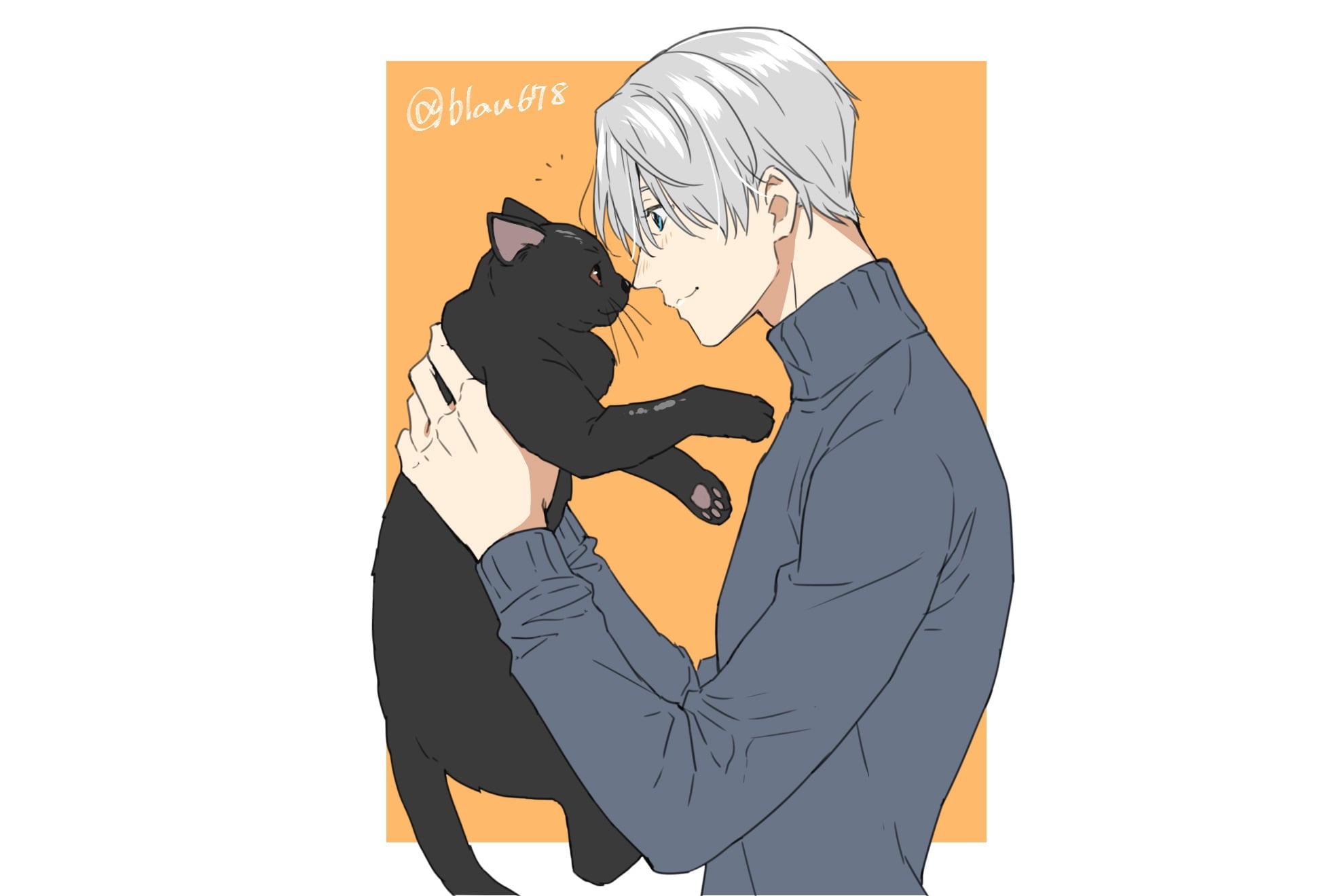 Anime, Viktor Nikiforov, Yuri!!! on ICE, 1080P, HD Wallpaper
