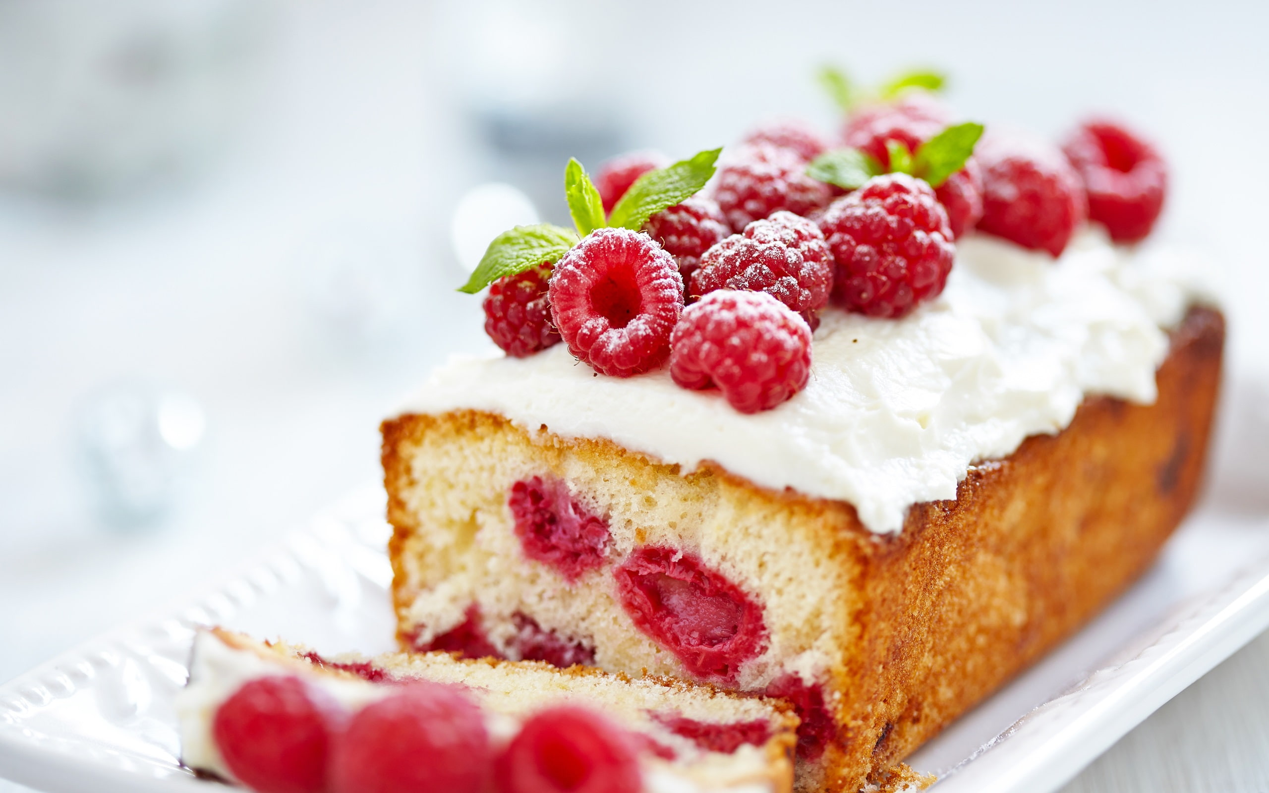 Food, Berries, Dessert, 2K, Cupcake, Cream, Raspberries, HD Wallpaper