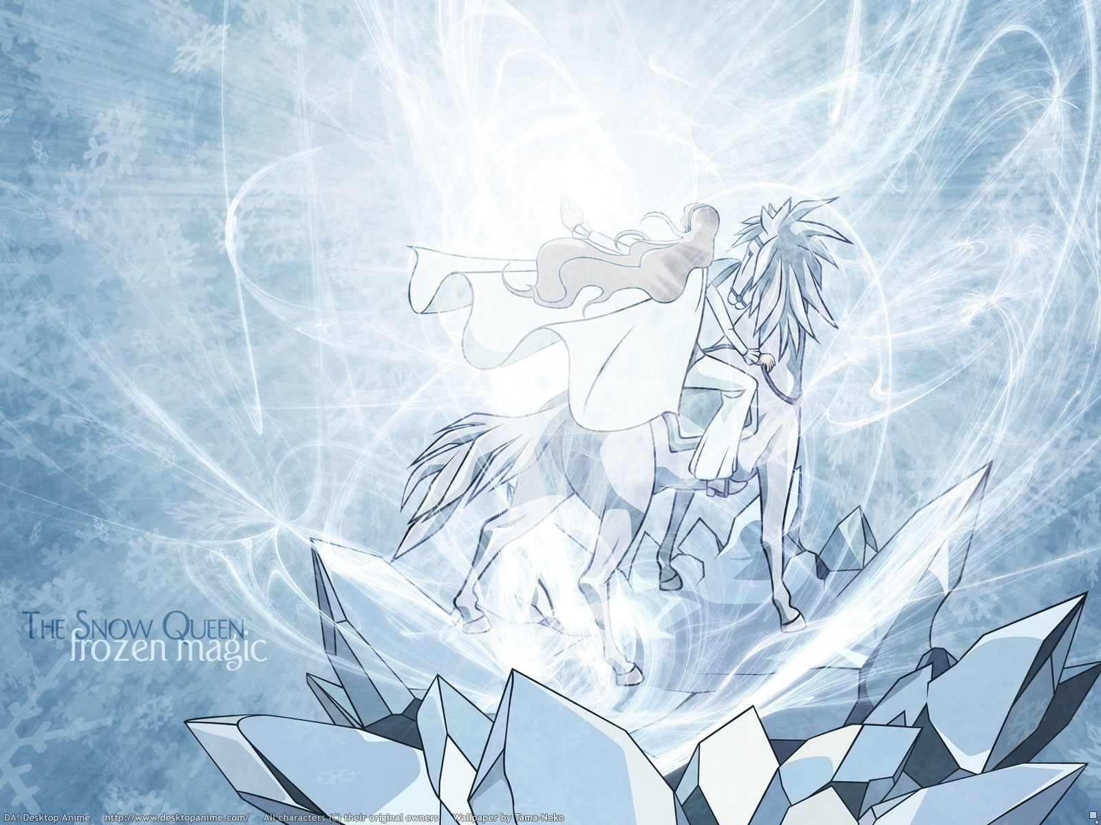 720P, The Snow Queen, Anime, HD Wallpaper