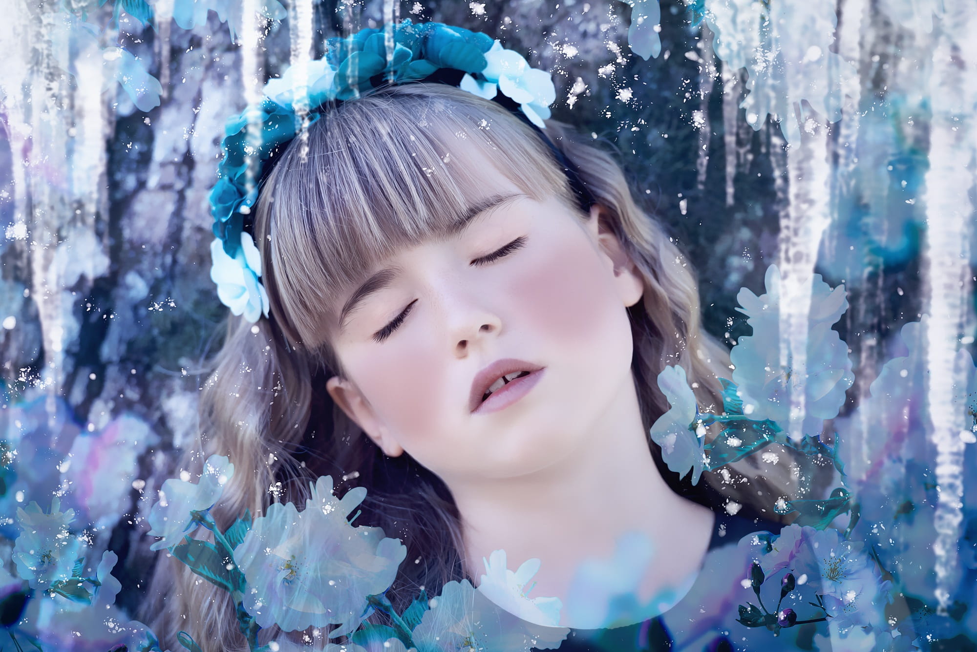 enjoyment, headshot, ice princess, face, leisure activity, pretty, real people, indoors, emotion, close, person, girl, happiness, childhood, portrait, one person, HD Wallpaper