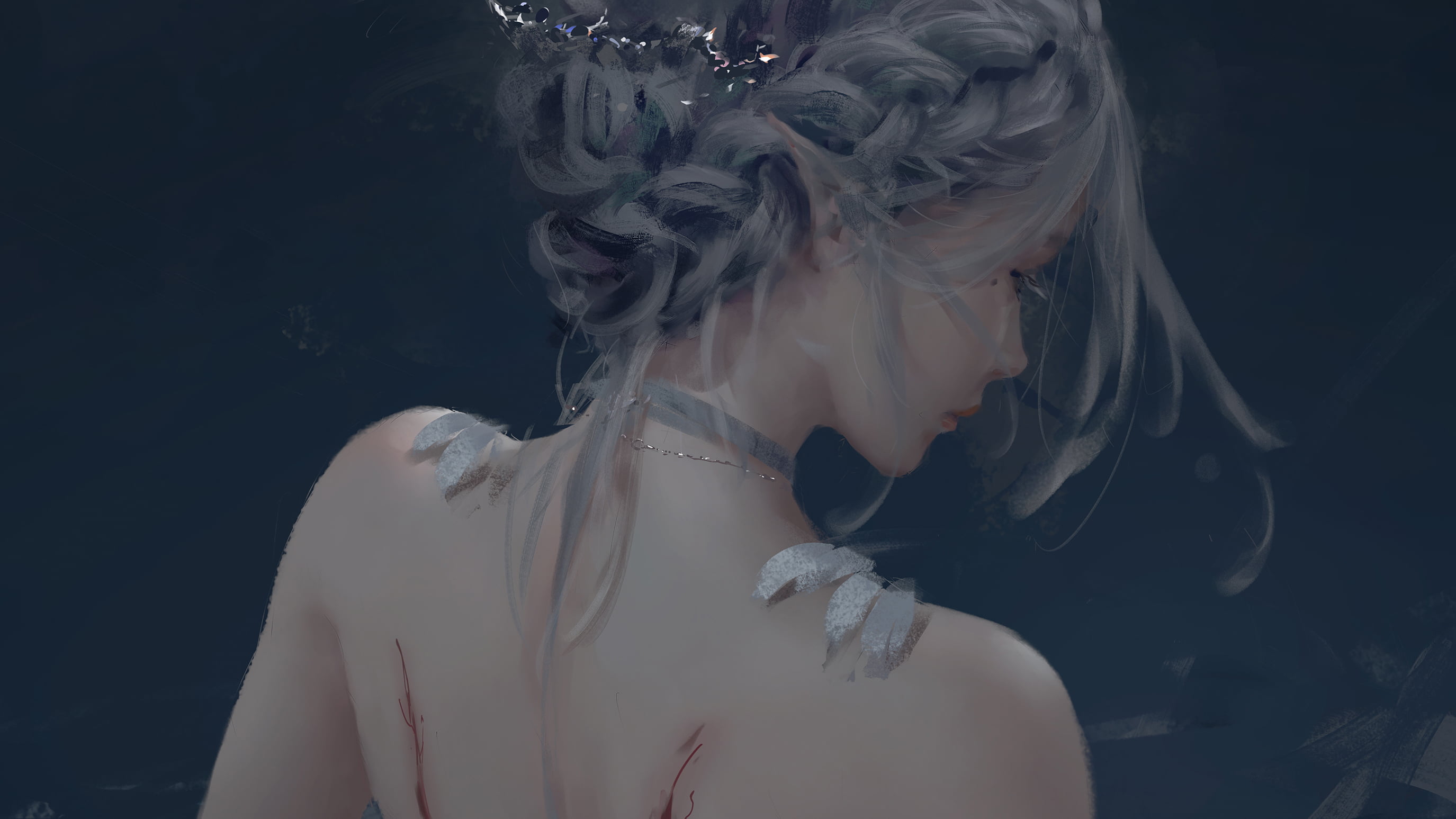 2K, cartoon, Ice princess, HD Wallpaper