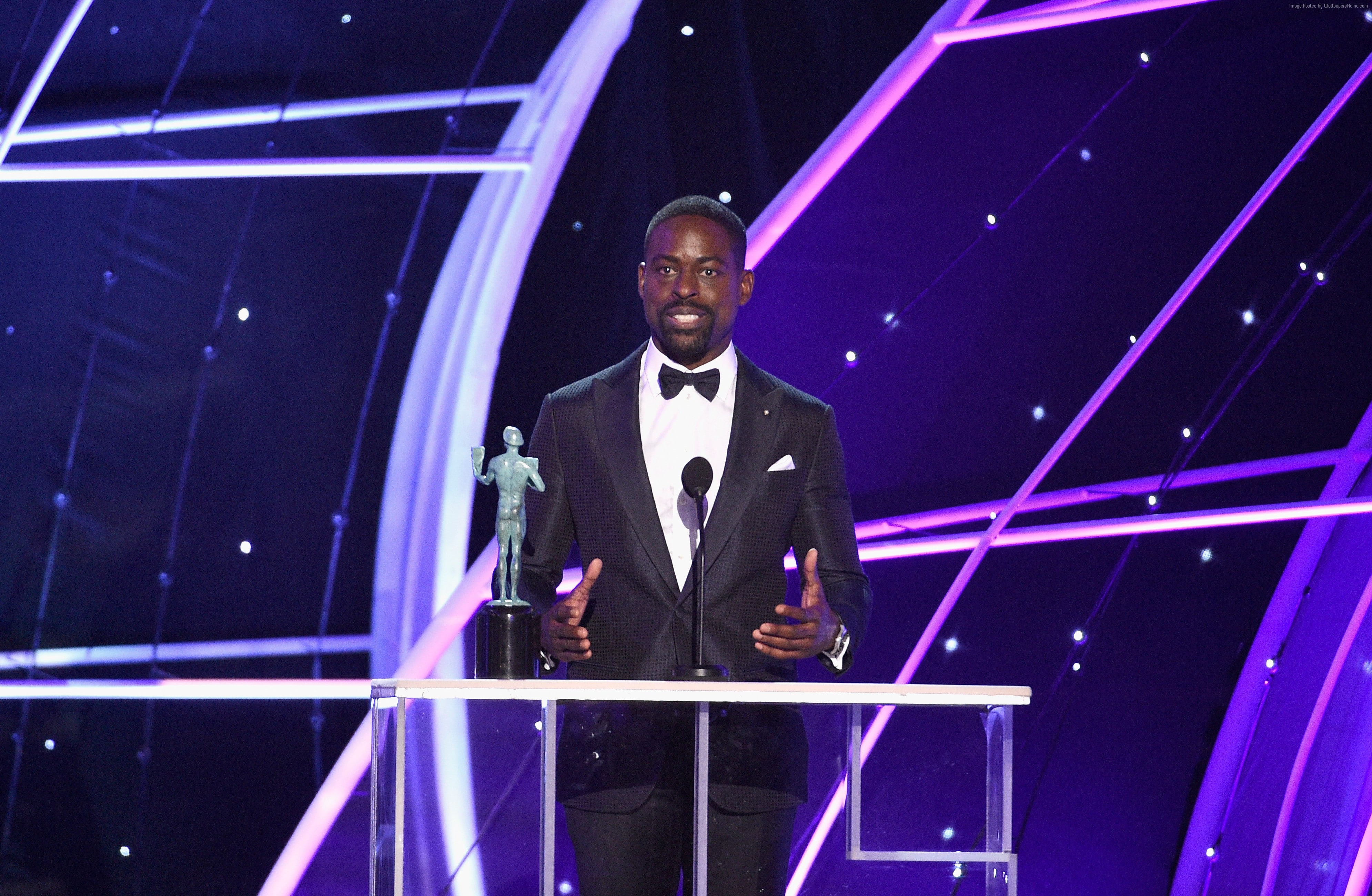 Screen Actors Guild Awards 2018, Sterling K. Brown, 4k, 4K, photo, HD Wallpaper