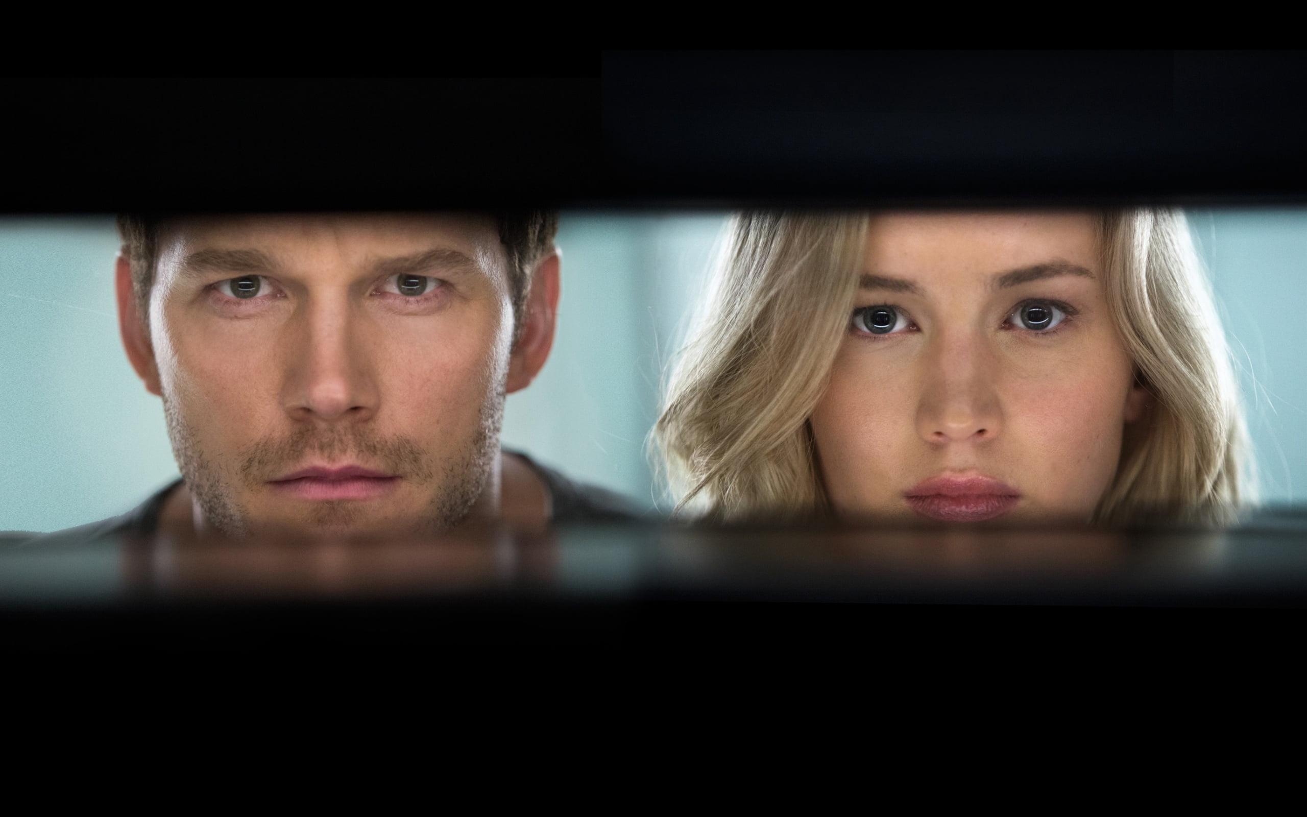 human face, 2K, indoors, Movies, young men, portrait, 2016, looking, sadness, Hollywood Movies, hollywood, passengers, selective focus, men, relationship difficulties, HD Wallpaper