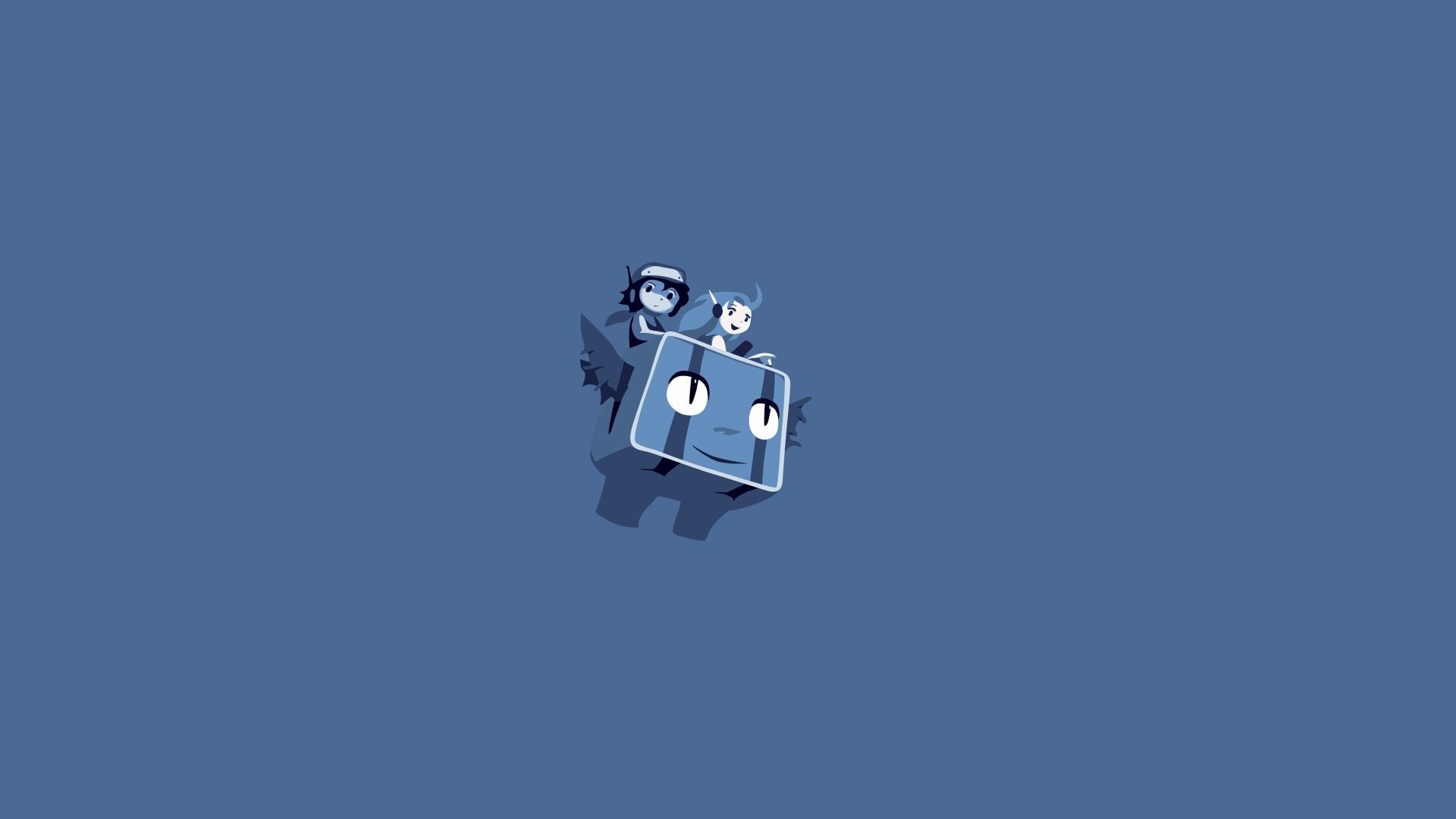 connection, colored background, no people, high angle view, copy space, cut out, standing, indoors, wireless technology, single object, blue background, HD Wallpaper