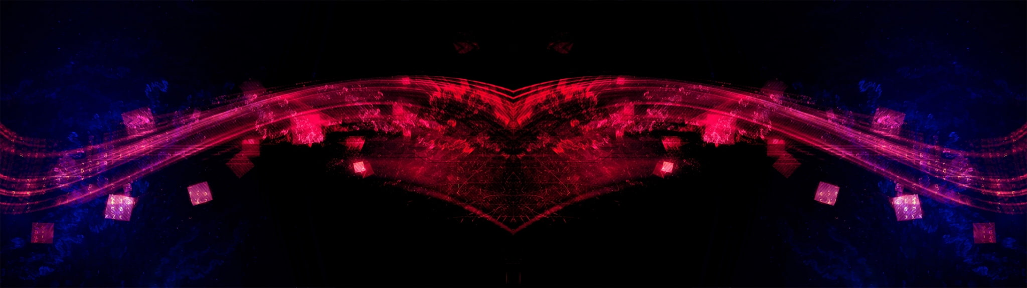 symmetry, 1080P, red, heart shape, creativity, healthcare and medicine, emotion, valentines day - holiday, positive emotion, connection, indoors, digital composite, HD Wallpaper