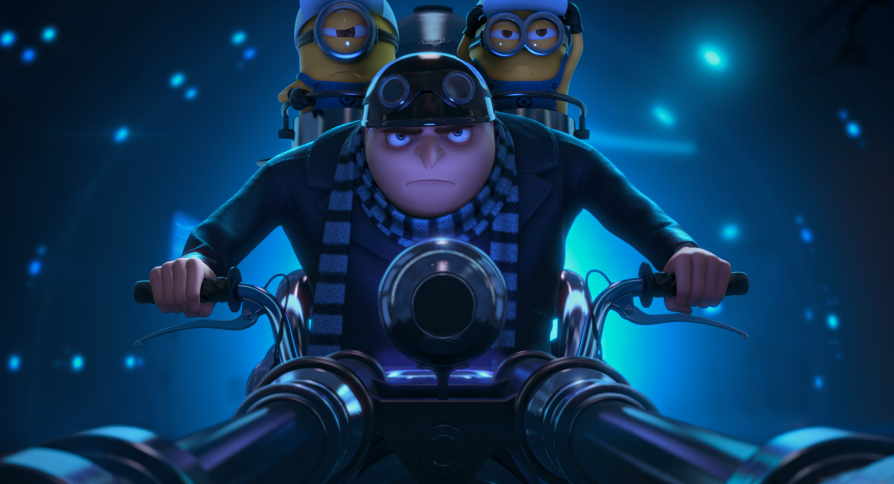 glasses, helmet, Gru, Despicable Me 2, 2K, Minions, HD Wallpaper