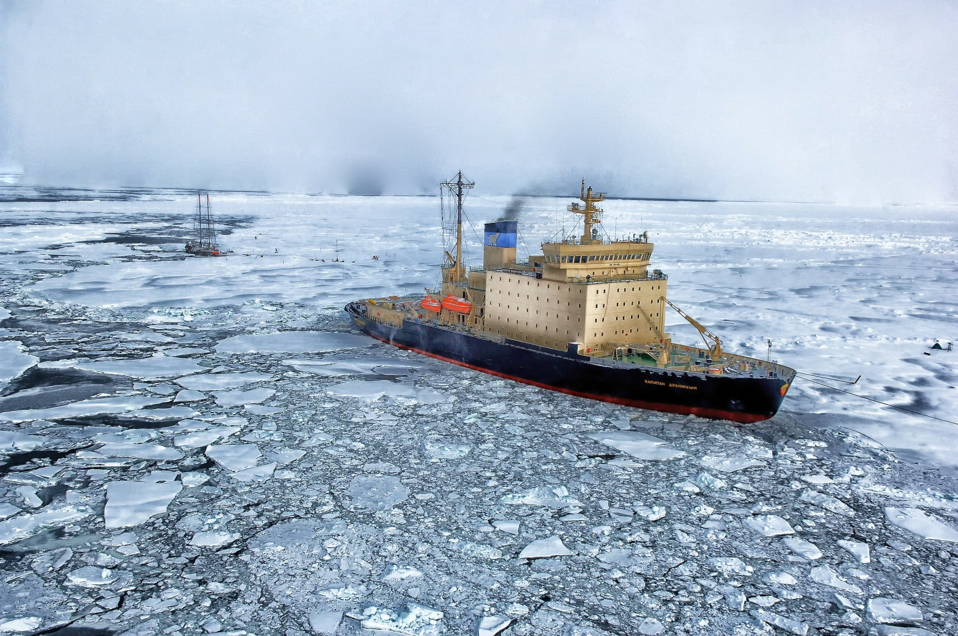 transportation, nature, frozen, sea, travel, winter, scenics - nature, land, water, ship, snow, mode of transportation, day, cold temperature, sky, transport, HD Wallpaper