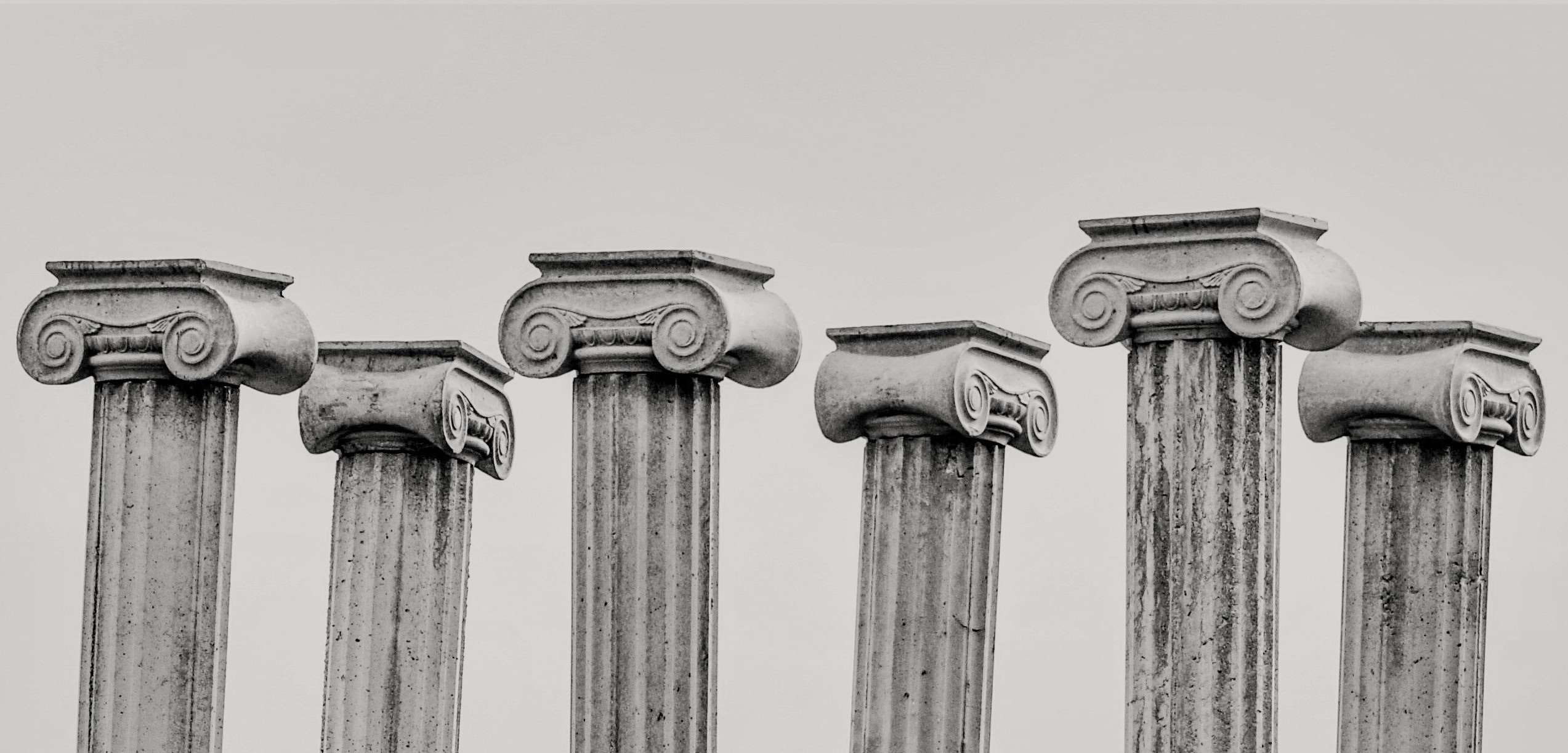 the past, ionic, security, side by side, day, rusty, metal, column, history, outdoors, pillar capitals, wood - material, no people, low angle view, pattern, HD Wallpaper