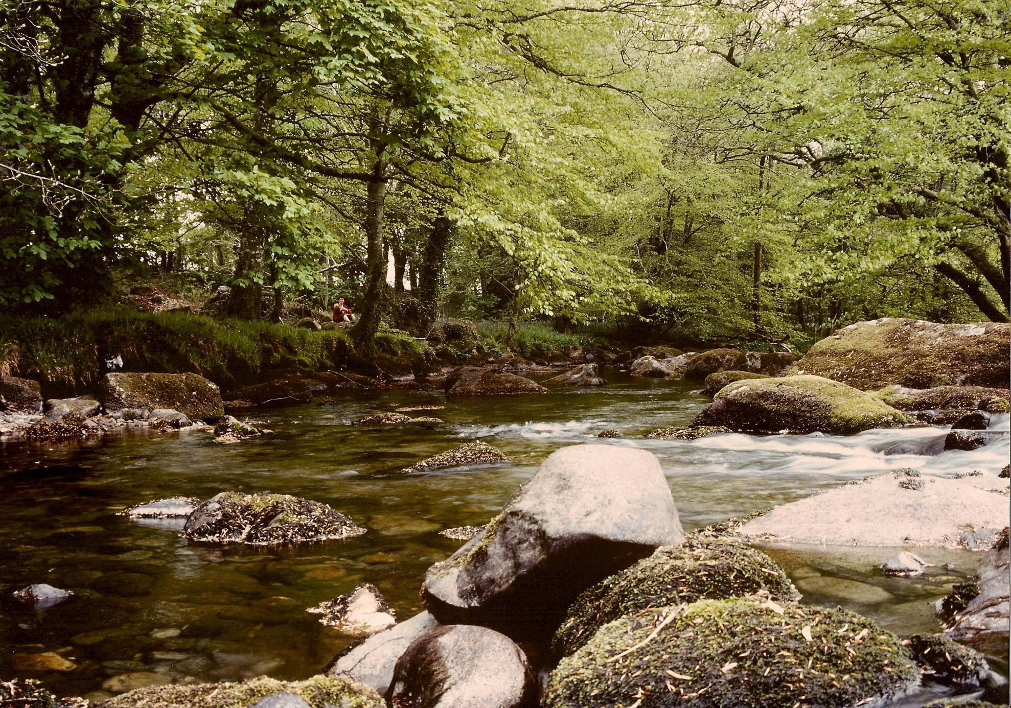 llanystumdwy, river, 3d and abstract, waterfalls, north wales, dwyfawr, 1080P, illustration, HD Wallpaper
