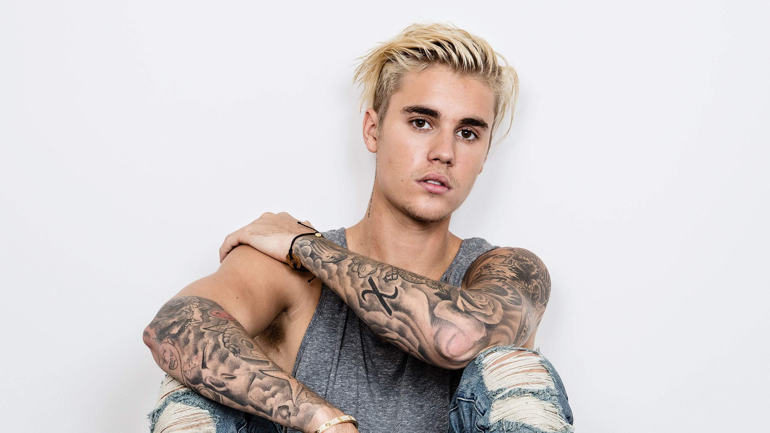 justin, tatuado, bieber, 2K, amricano, cantante, HD Wallpaper