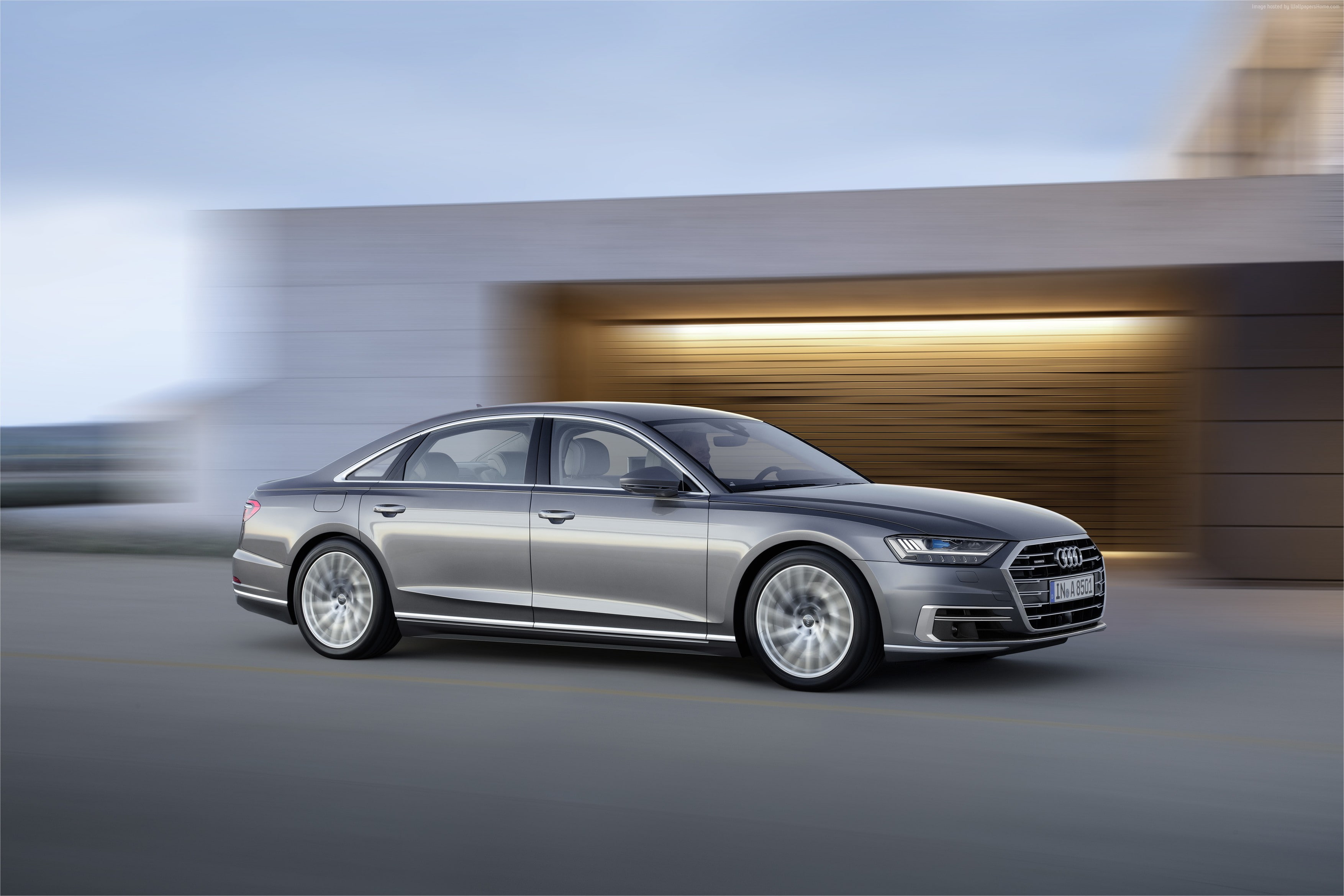 4K, long, Audi A8 L, 2K, 2018 Cars, HD Wallpaper
